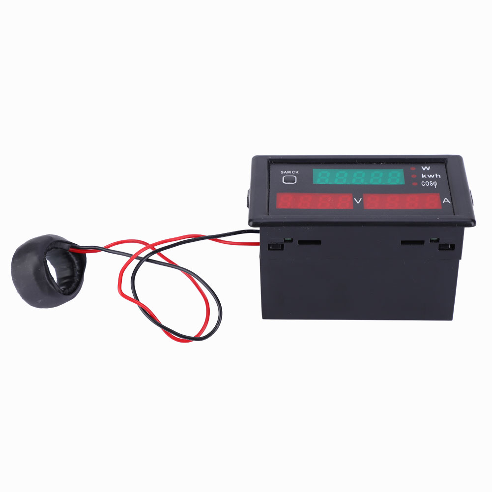 Dl69-2047 5-in-1 Multifunktions-energiemessgerät - Voltmeter, Amperemeter, Leistungsfaktor (80-300v, 100a)