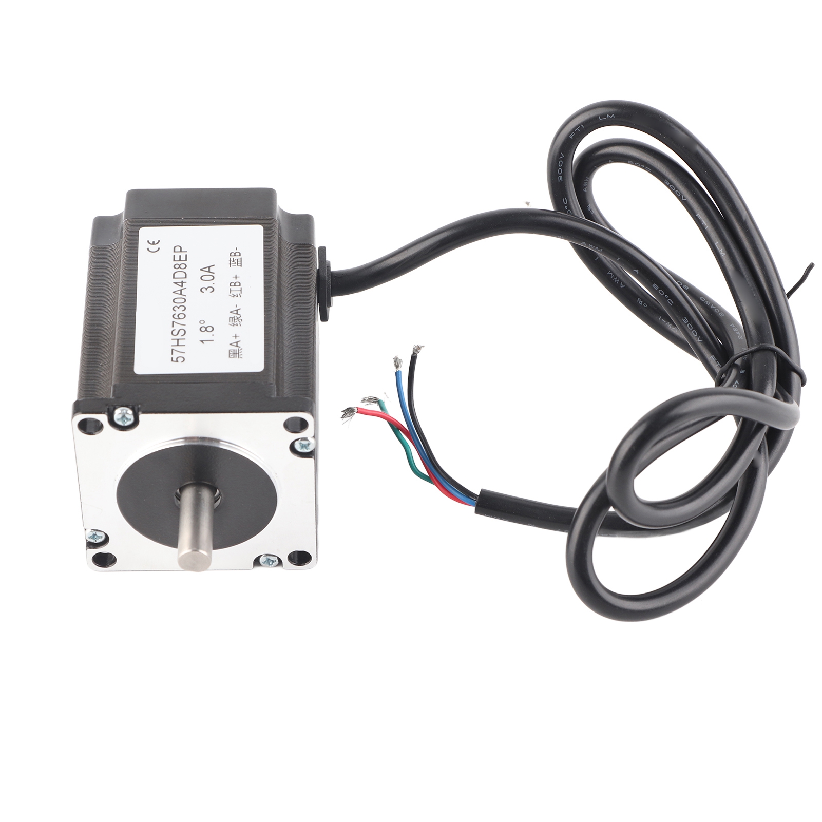 Schrittmotor 57hs7630a4d8, 1,8 Nm, 24 V, 3 A, Geräuscharm, Einwellig Für Mechanische Kraftübertragung