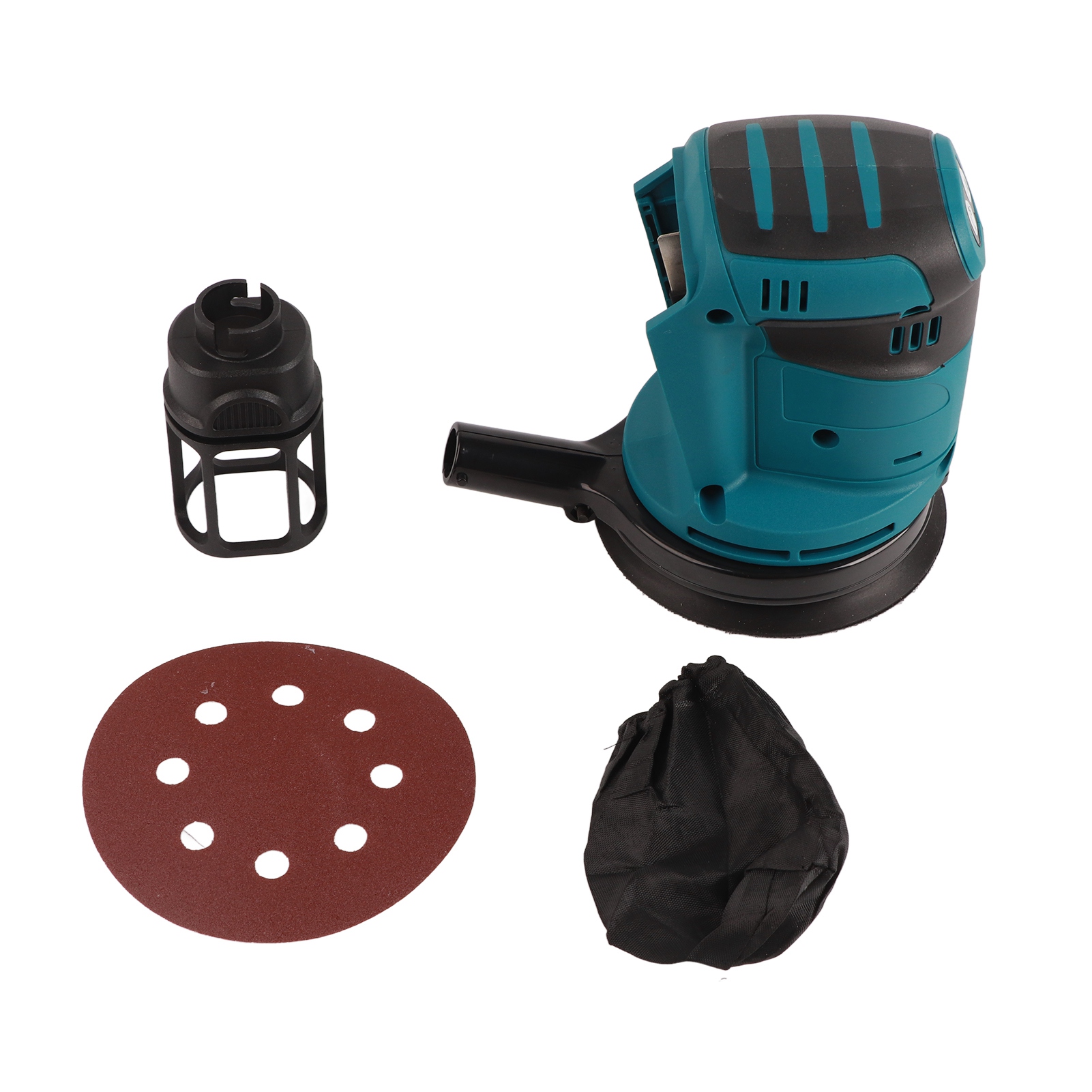 5-zoll-akku-exzenterschleifer, 3 Einstellbare Geschwindigkeiten, Geringe Vibration, Kompatibel Mit 21-v-akkus, Ideal Für Komfortables Schleifen.