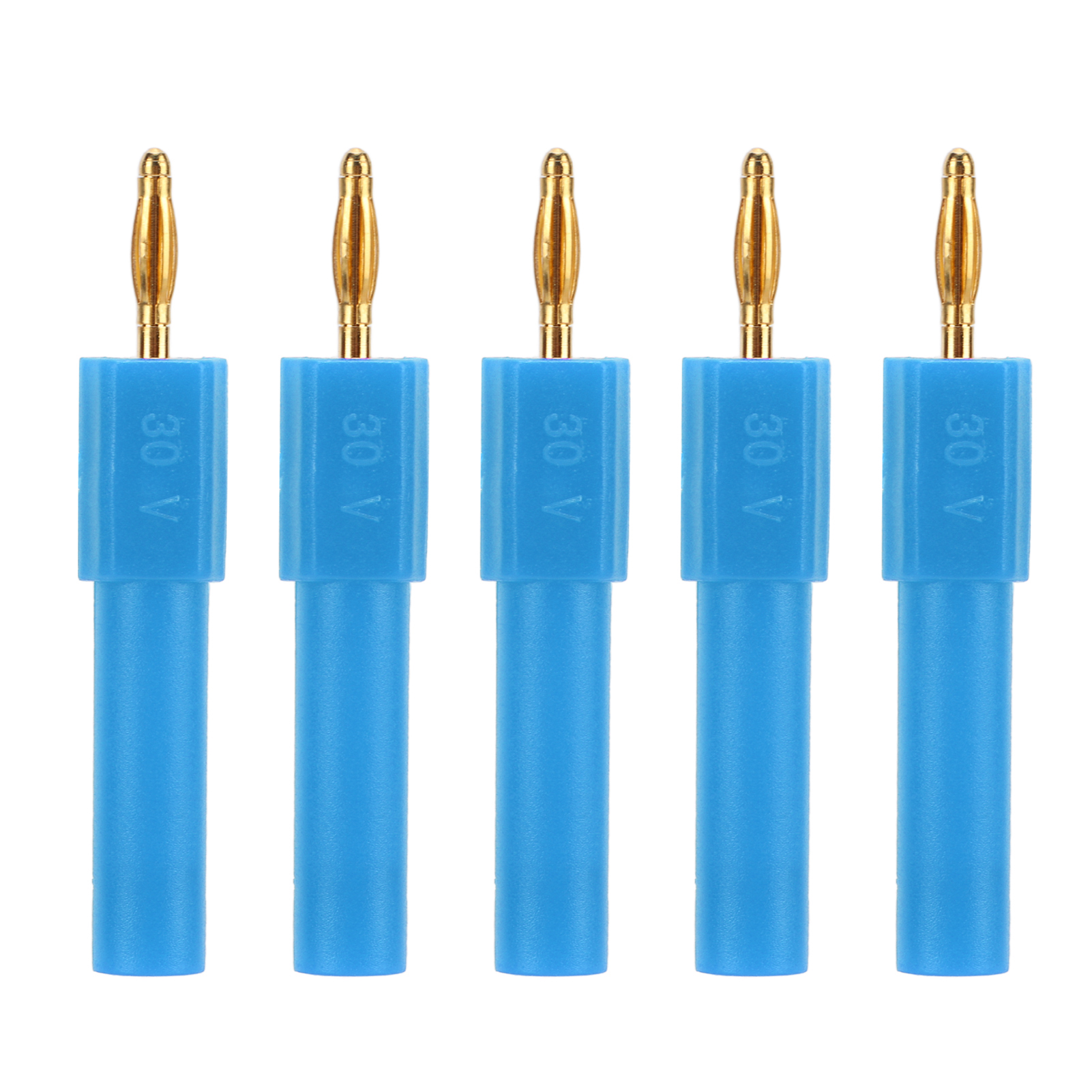 Stück Blaue Bananenstecker 2 Mm Bis 4 Mm, Hohe Leitfähigkeit Und Robuste Verbindung Für Kabel