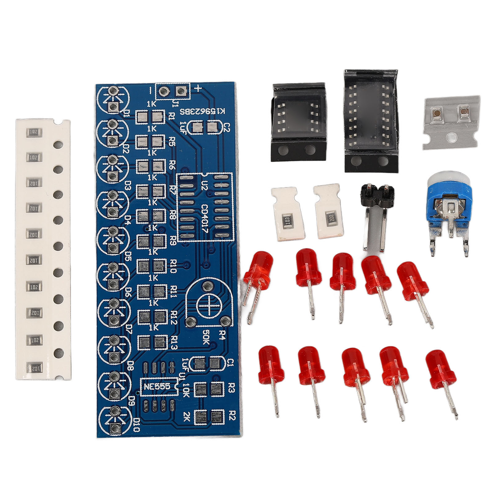 Elektronik-bastelset Mit Ne555 Cd4017 Led-modul (schwebendes Licht) Für Schaltungen
