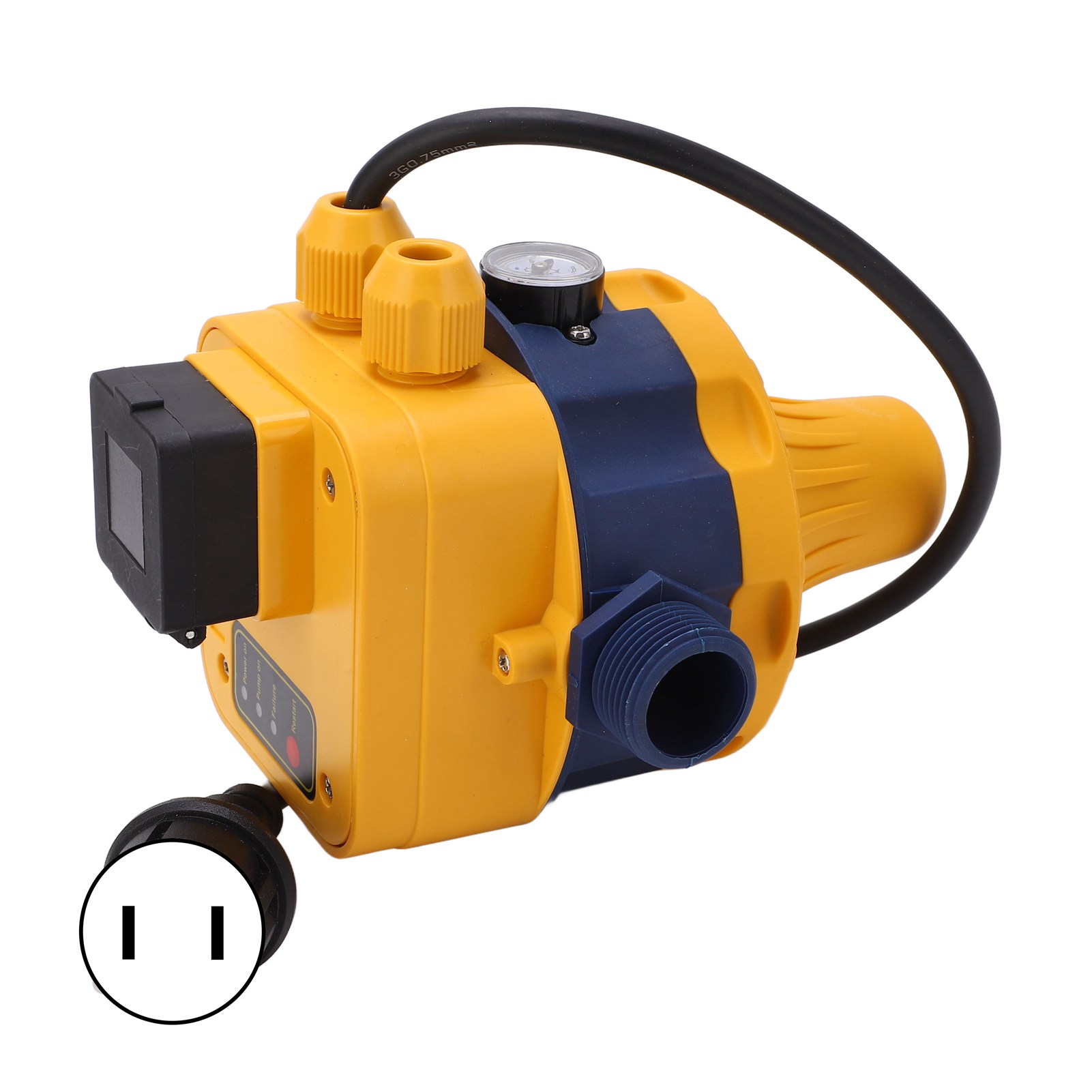 Automatischer Druckregler Für Wasserpumpen, Schutzart Ip65, Gelb-blaues Modell