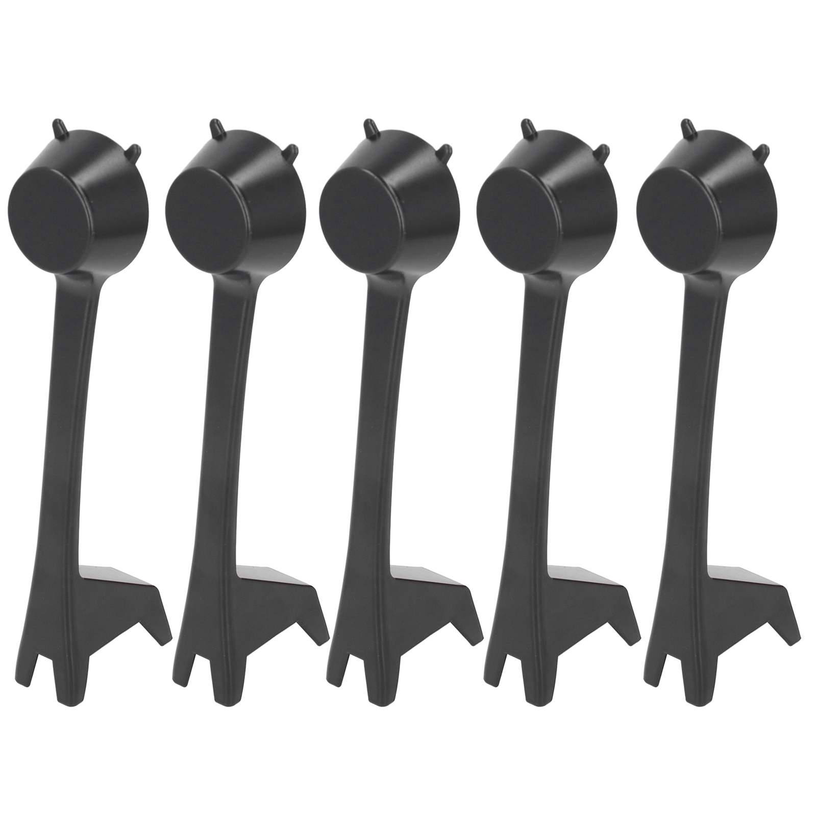 5-teiliges Niedliches Giraffenlöffel-set, Einzigartiger, Giraffeförmiger Teelöffel Für Präzises Abmessen