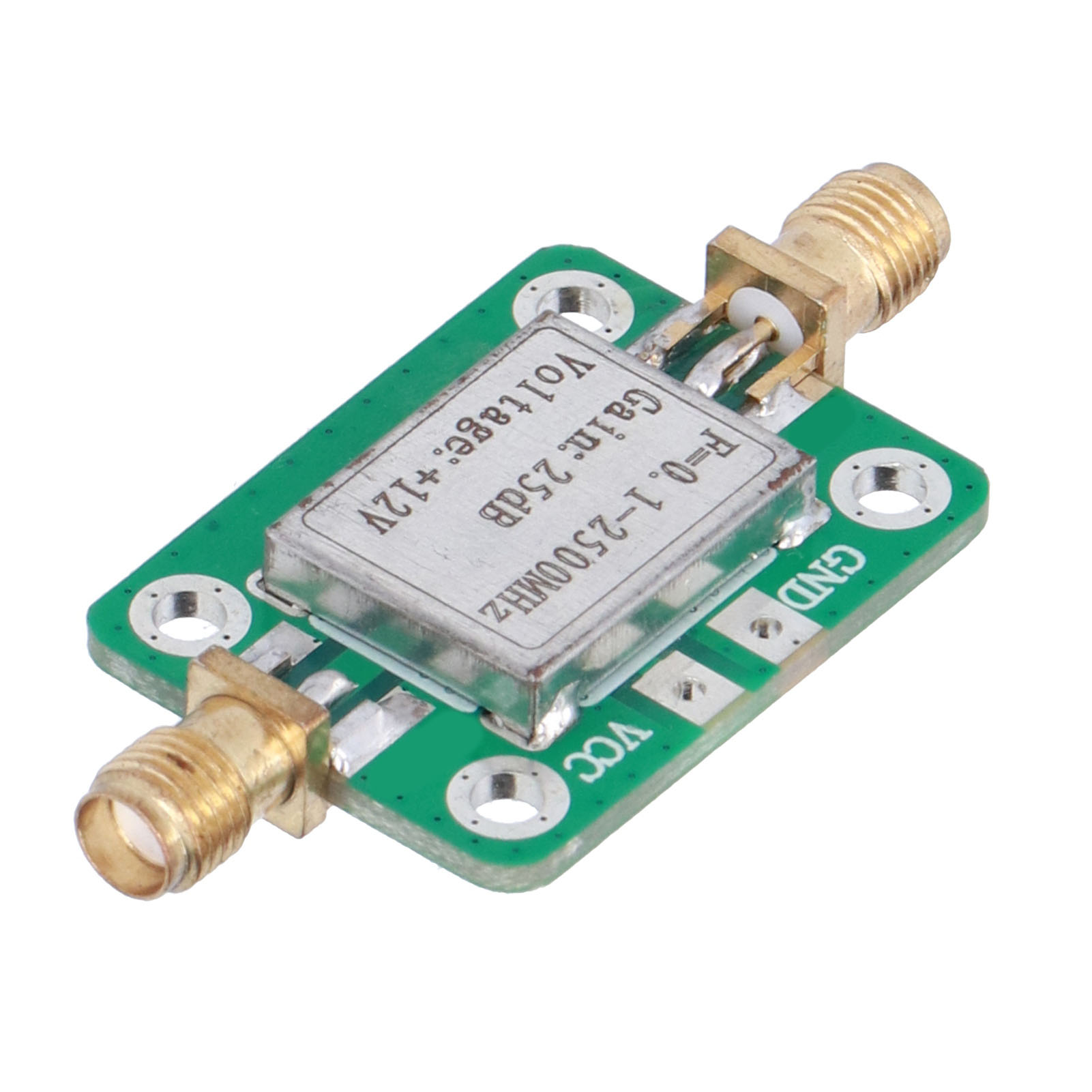 Breitband-lna-verstärker 0,125–500 Mhz, 12 V, Hohe Verstärkung 25 Db, Geringes Rauschen, Sma-buchse