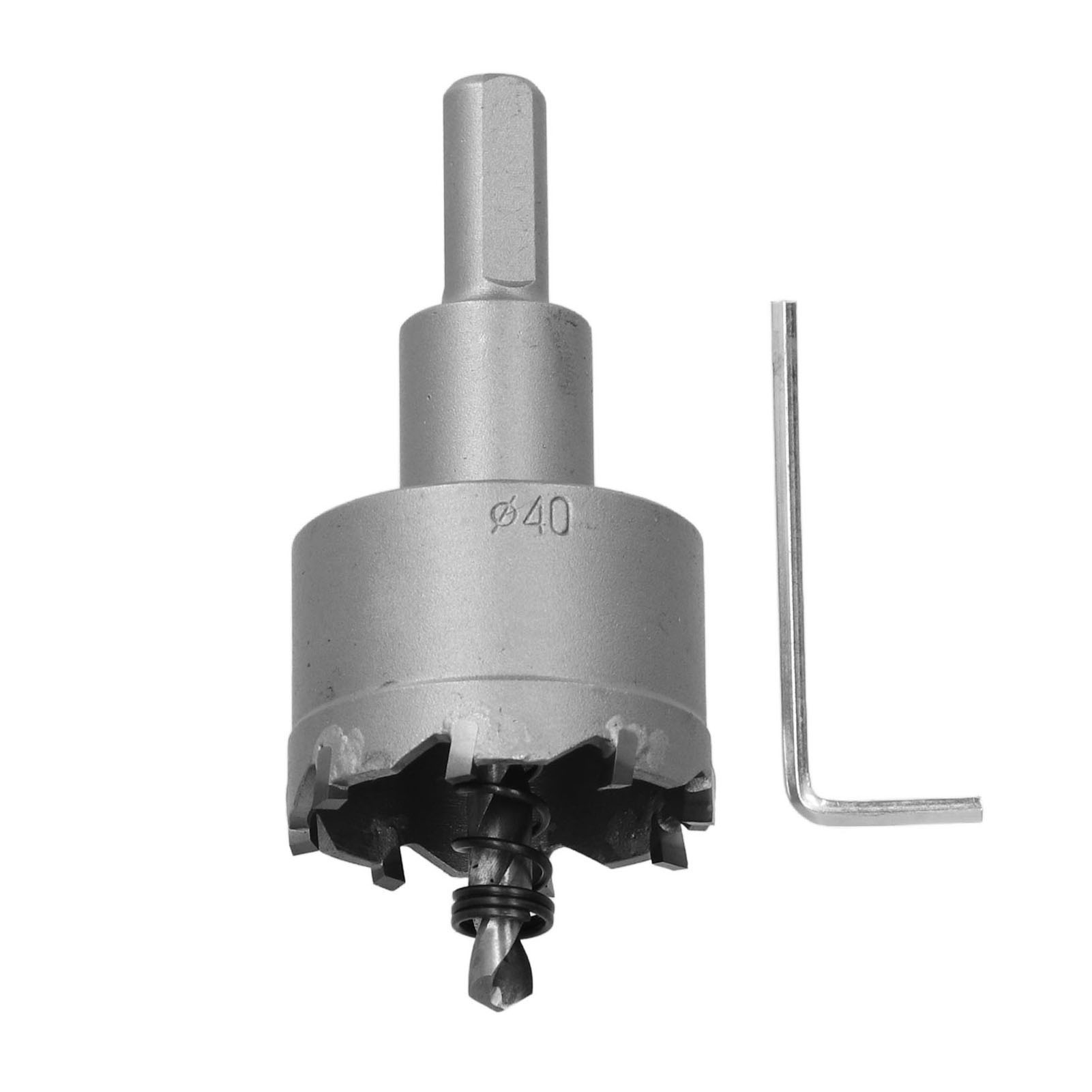Hochleistungs-hartmetall-lochschneider Für Edelstahl Und Metall, 40 Mm, Hochleistungsbohren.