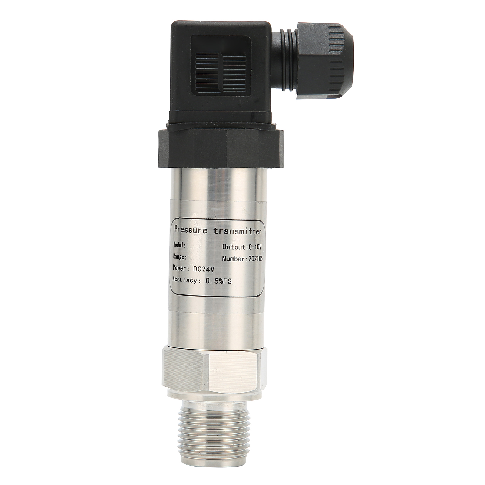 Hydraulischer Drucksensor Aus Aluminiumlegierung Für Öl-, Luft- Und Wassertransport, 0–10 Va Dc 24 V, 0–800 Kpa