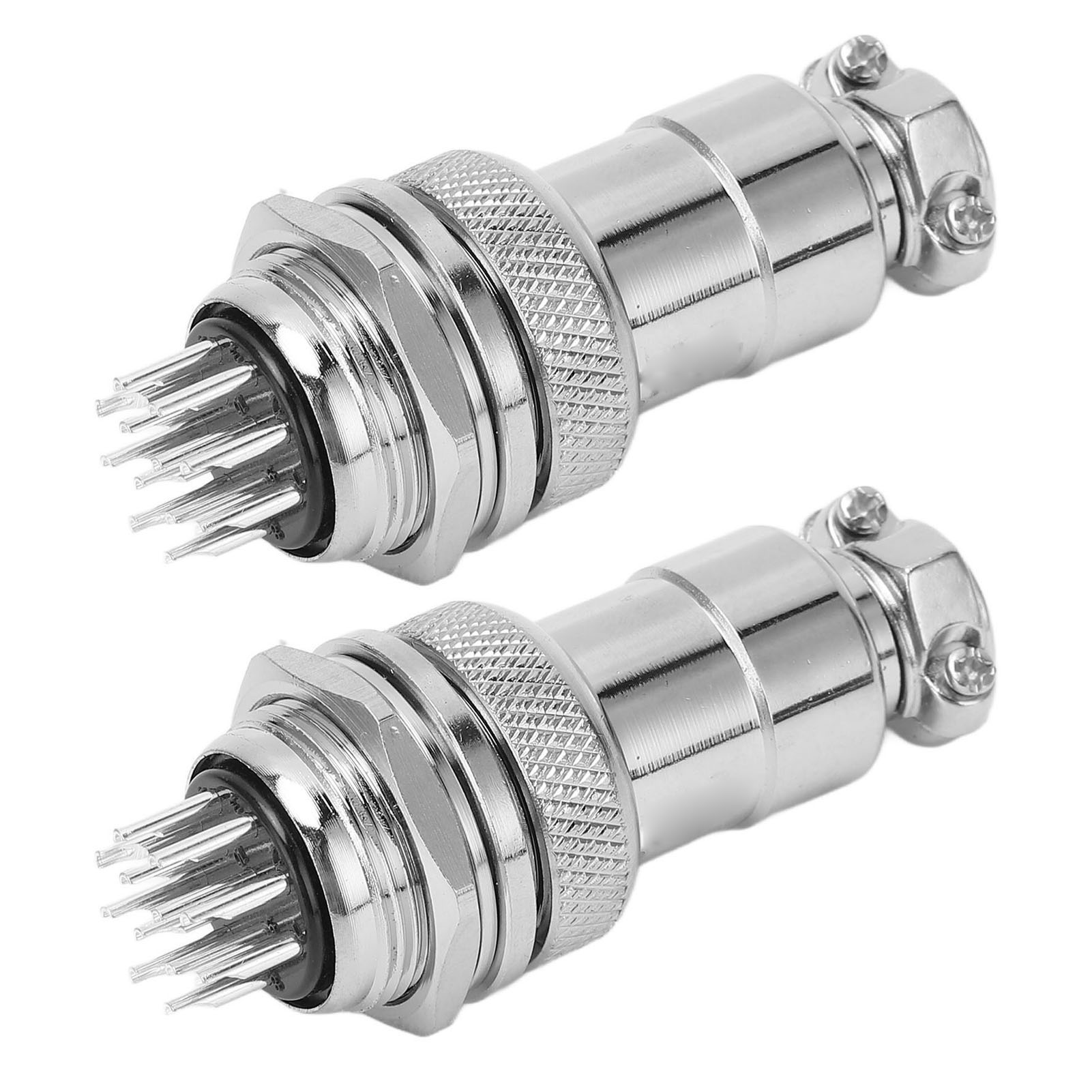Stück Luftfahrtsteckverbinder, 12-polig, Zinklegierung, Stecker Und Buchse, 20 Mm, 250 V