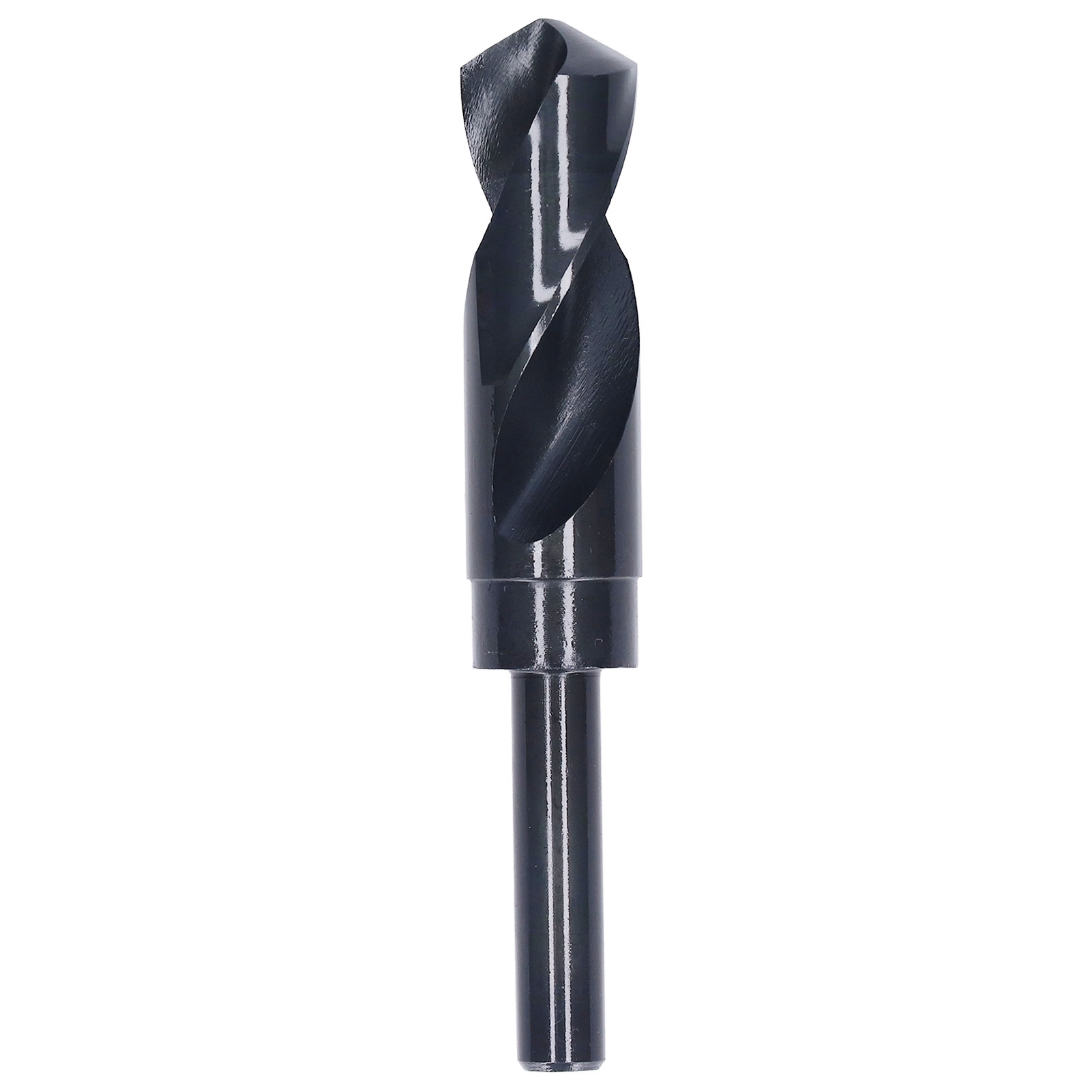 Hss-spiralbohrer Aus Schnellarbeitsstahl, 12,7 Mm Schaft, 25 Mm Schnittlänge, Professionelles Schwarzes Bohrwerkzeug