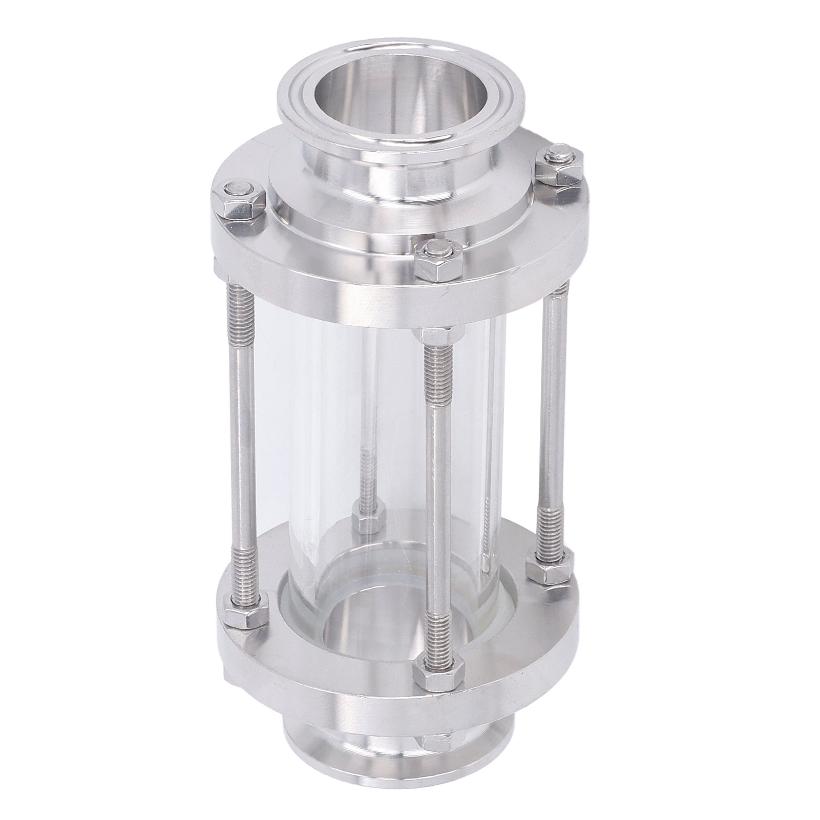 Lebensmittelechter 304-edelstahl-sichtschutz Mit 51 Mm/2 Zoll Flanschanschluss Für Luftkanäle