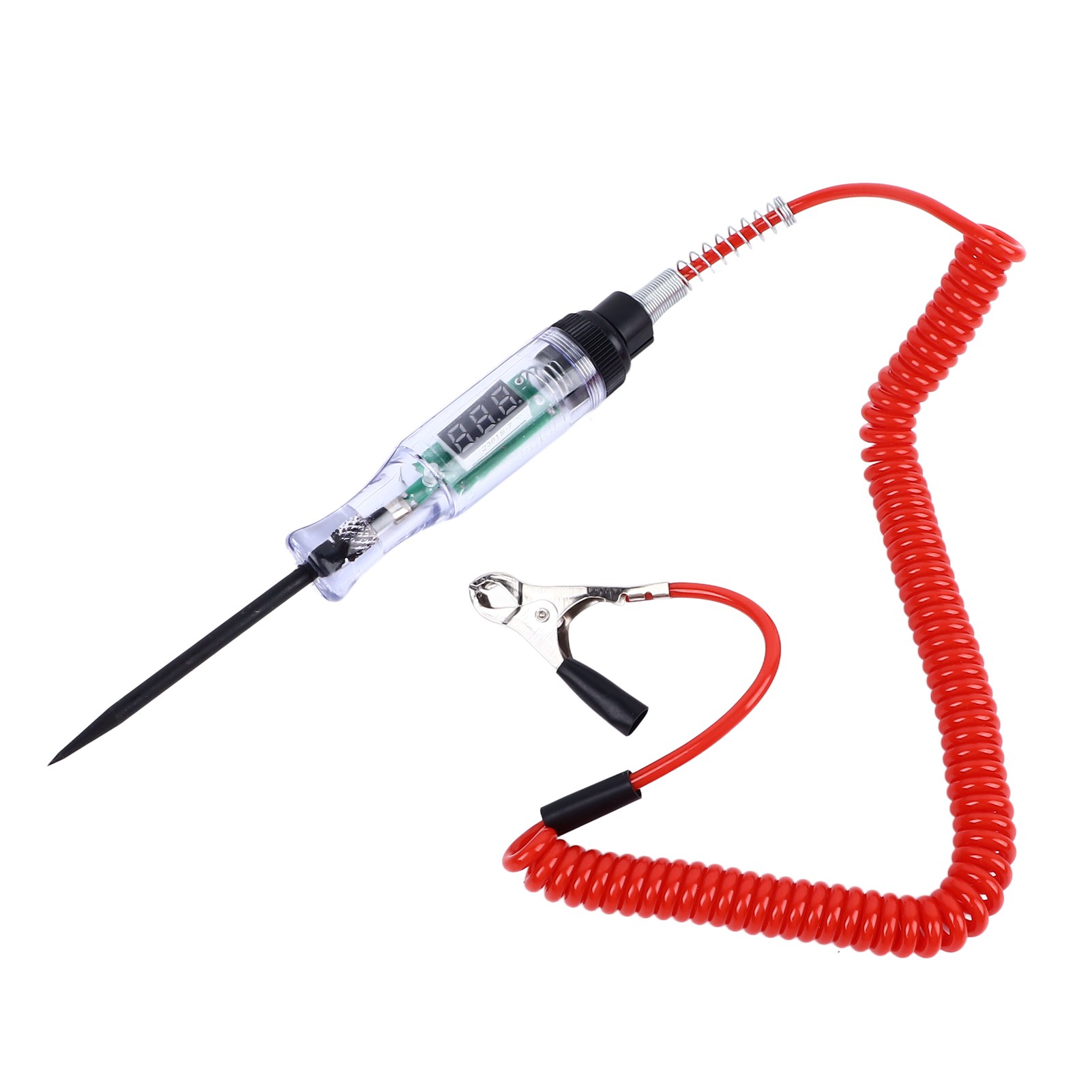 Kfz-schaltungsprüfer Mit Led-digitalanzeige, Spannungsprüfstift Für Reparatur Und Wartung