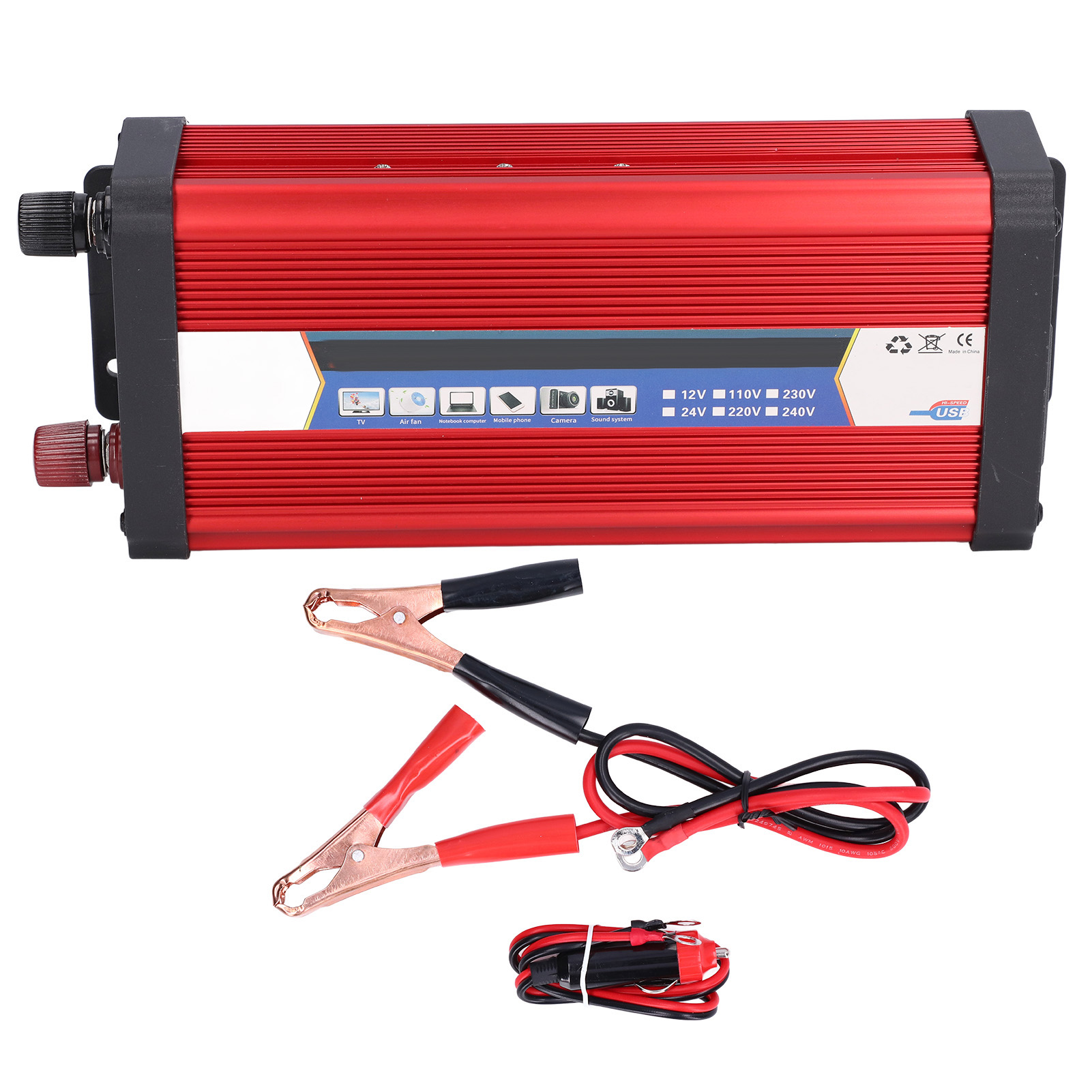 4000-w-wechselrichter Mit Modifizierter Wellenform Für Fahrzeuge, Dc/ac-wandler 24 V Auf 220 V Für Solarenergie