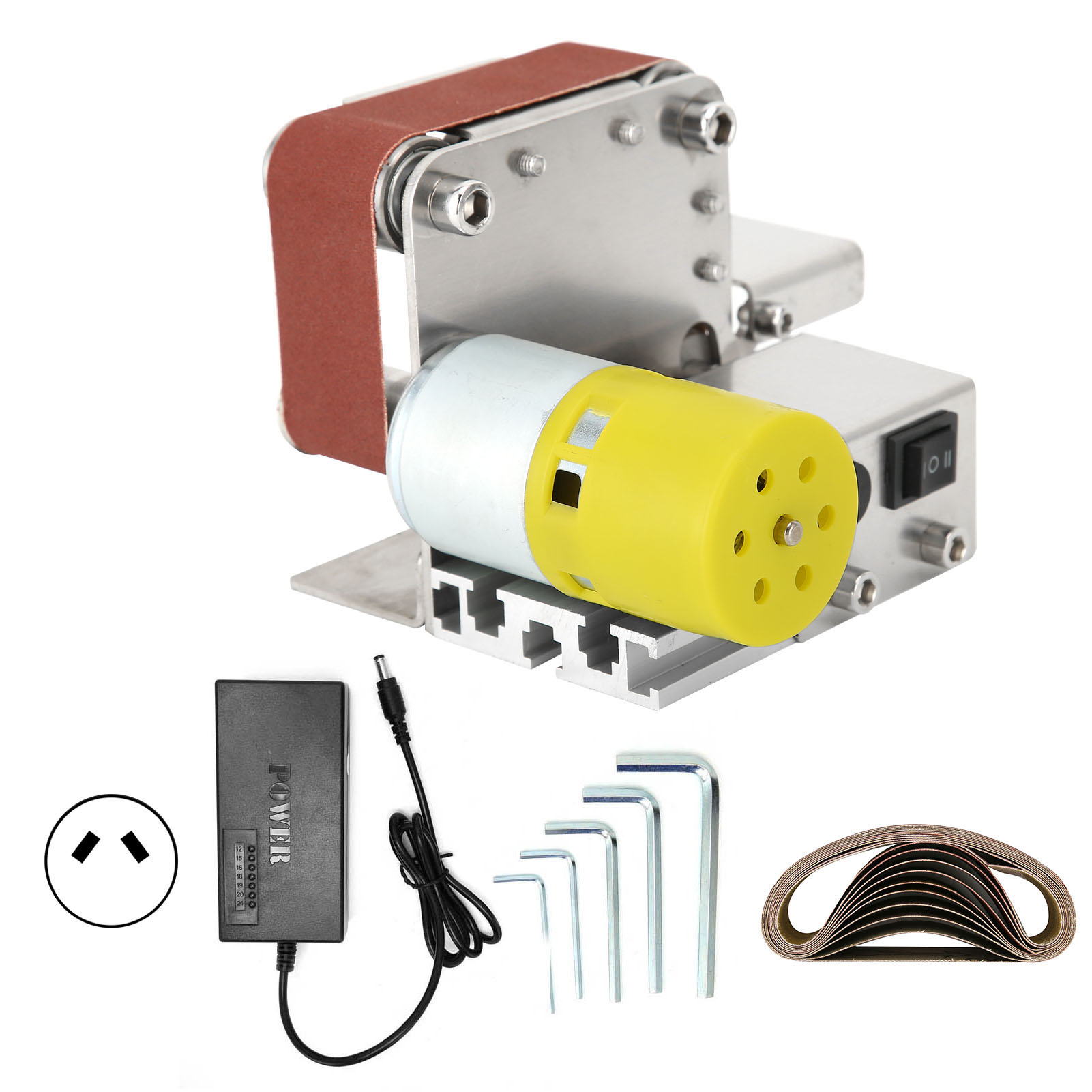 150-w-mini-elektro-bandpoliermaschine Für Heimwerkerarbeiten Und Feinschleifen, Australischer Stecker 110–240 V