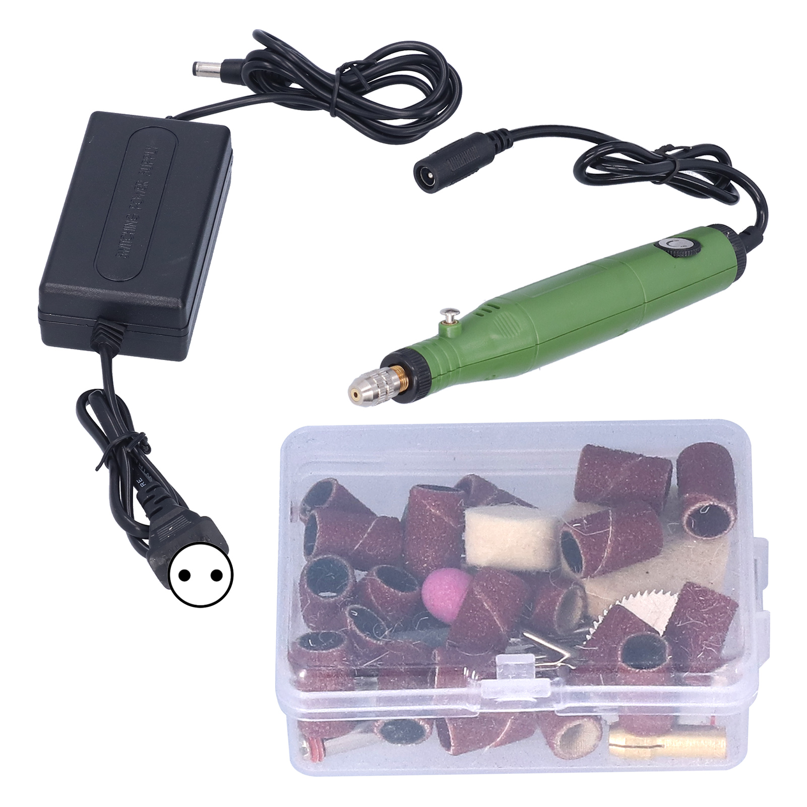 Mini-elektroschleifer, Tragbar, 7000–14000 U/min, Zum Polieren Und Gravieren, Werkzeugset Mit Eu-adapter 100–240 V