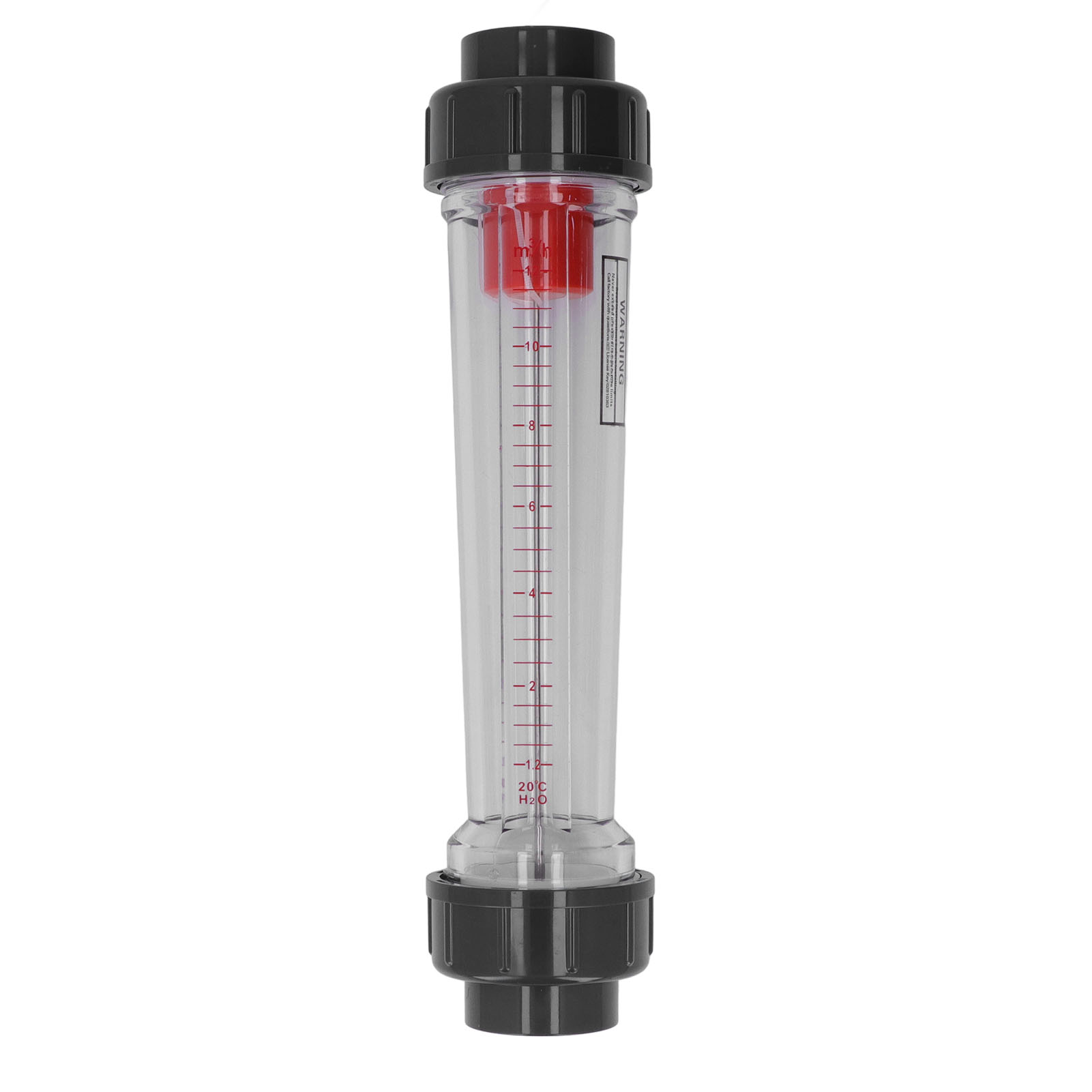 Hochpräziser, Transparenter Flüssigkeitsdurchflussmesser Für Rohrleitungen, Messbereich 1,2–12 M³/h
