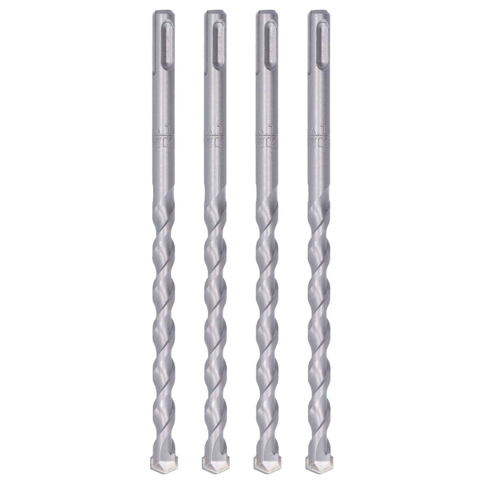 4-teiliges Hammerbohrer-set, 12 X 200 Mm Rundschaft, Robust Und Langlebig Für Effizientes Arbeiten