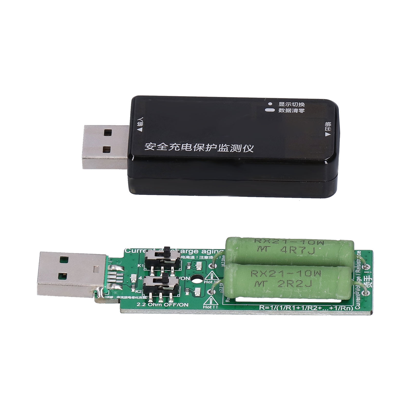 Usb-leistungsmultimeter Mit Blindstecker Für Spannungen Von 3,6–32,5 V Und Ströme