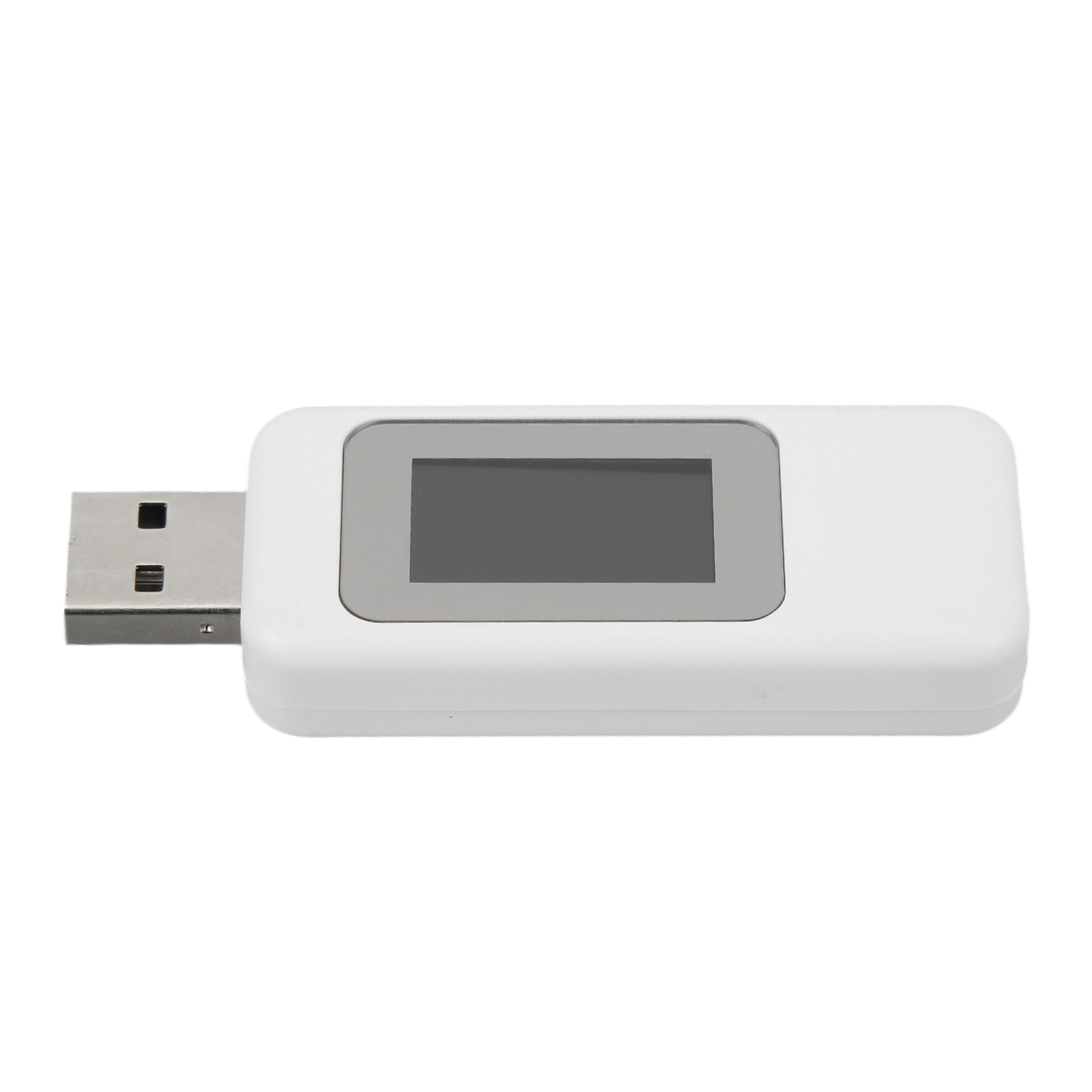Usb-detektor Mit Direktanzeige, Stoppfunktion Und Leistungsanalyse – Weiß