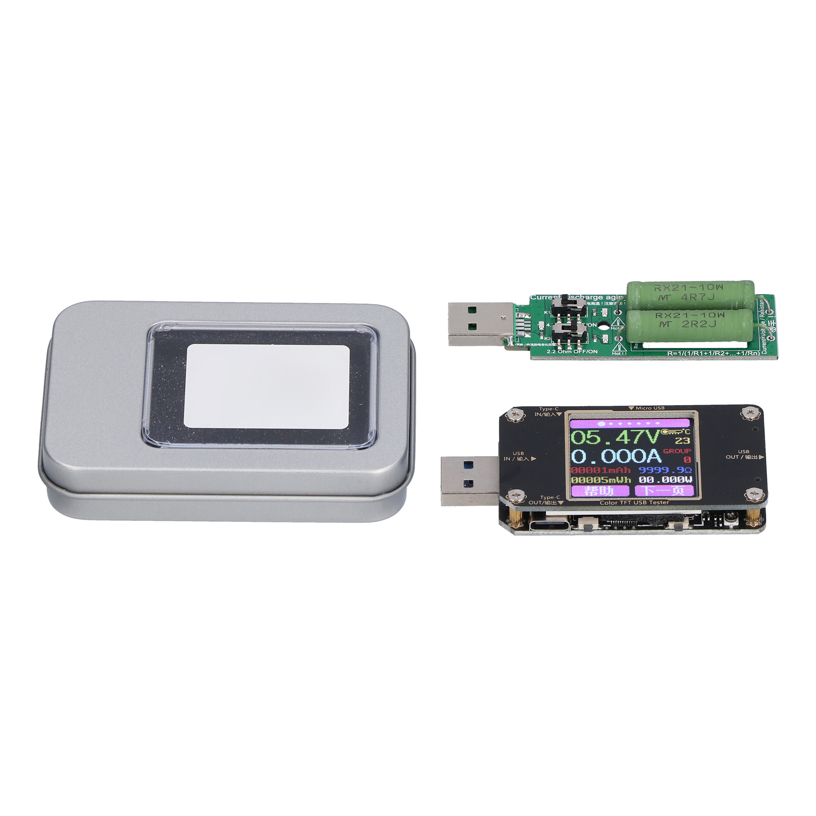 Digitaler Usb-tester Mit Lcd-display Und Bluetooth Für Android – Sicherheits- Und Stromversorgungsmessung