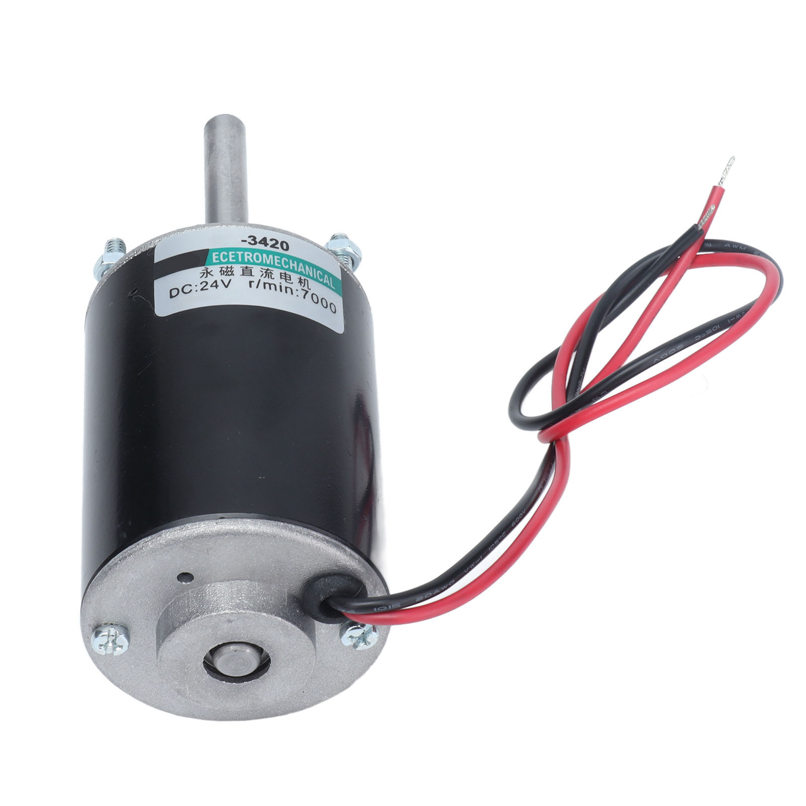 43-mm-dauermagnet-gleichstrommotor, 24 V, 7000 U/min, Hochgeschwindigkeitsmotor Mit Kugellagern, Drehung Im Uhrzeigersinn Und Gegen Den Uhrzeigersinn.