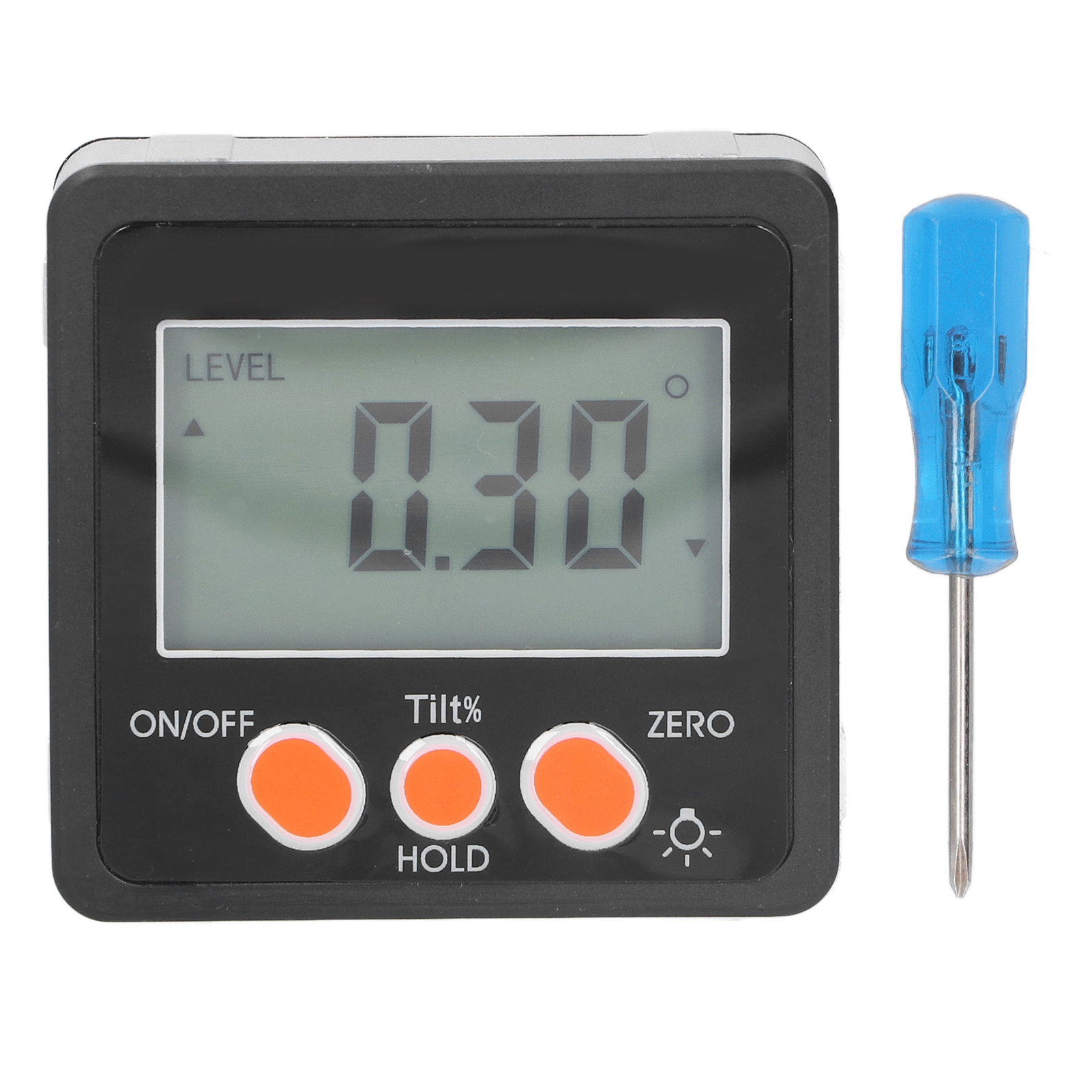 Digitaler Winkelmesser 0-360° Mit Lcd-bildschirm, Hochpräziser, Batteriebetriebener Industrie-neigungsmesser