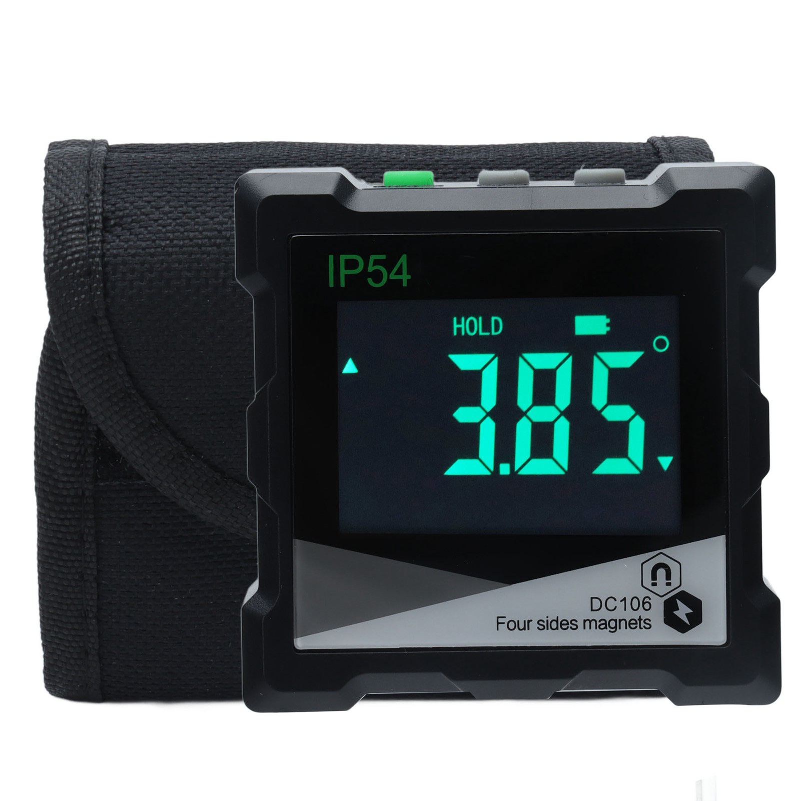 4x90° Digitaler Winkelmesser Mit Lcd-bildschirm, Magnetverschluss Und Ip54-wasserschutz Für Präzise Messungen