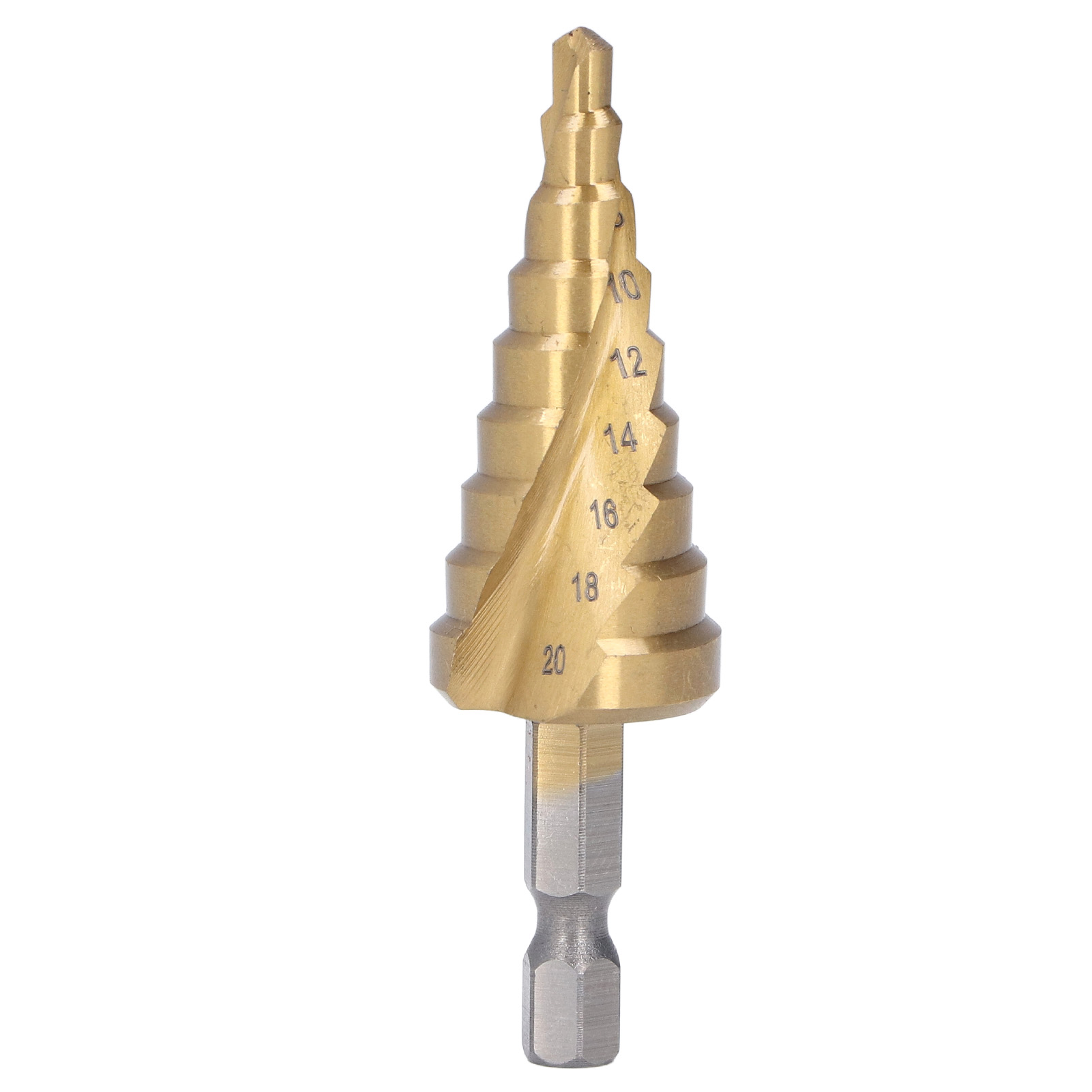 Hss-schnellstahl-spiralkegelbohrer, Sechskantschaft Für Zentrierbohrungen, Durchmesser 4-20 Mm