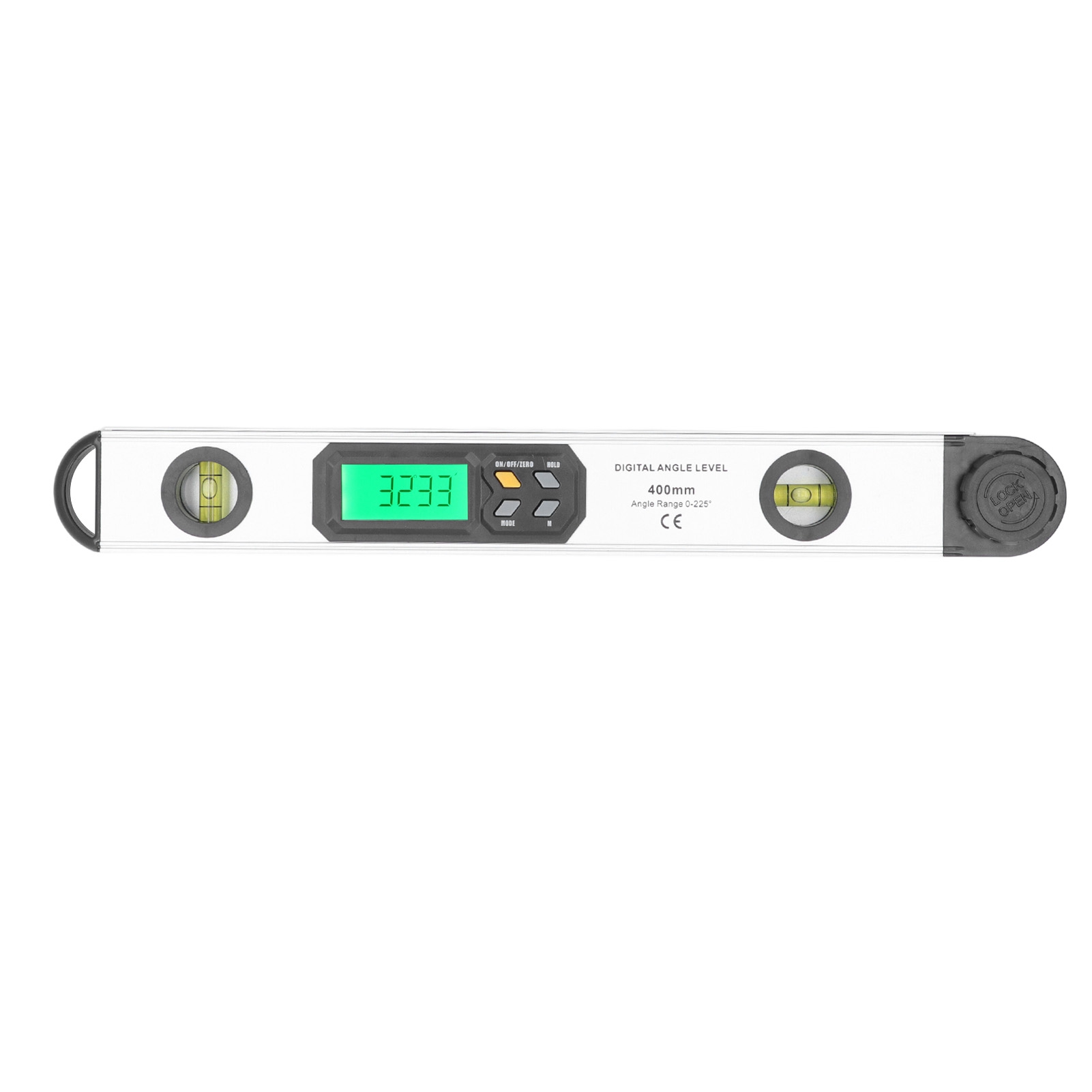 Digitale Wasserwaage Aus Aluminiumlegierung 0-225° Mit Hochauflösendem Lcd-bildschirm Für Präzise Messungen