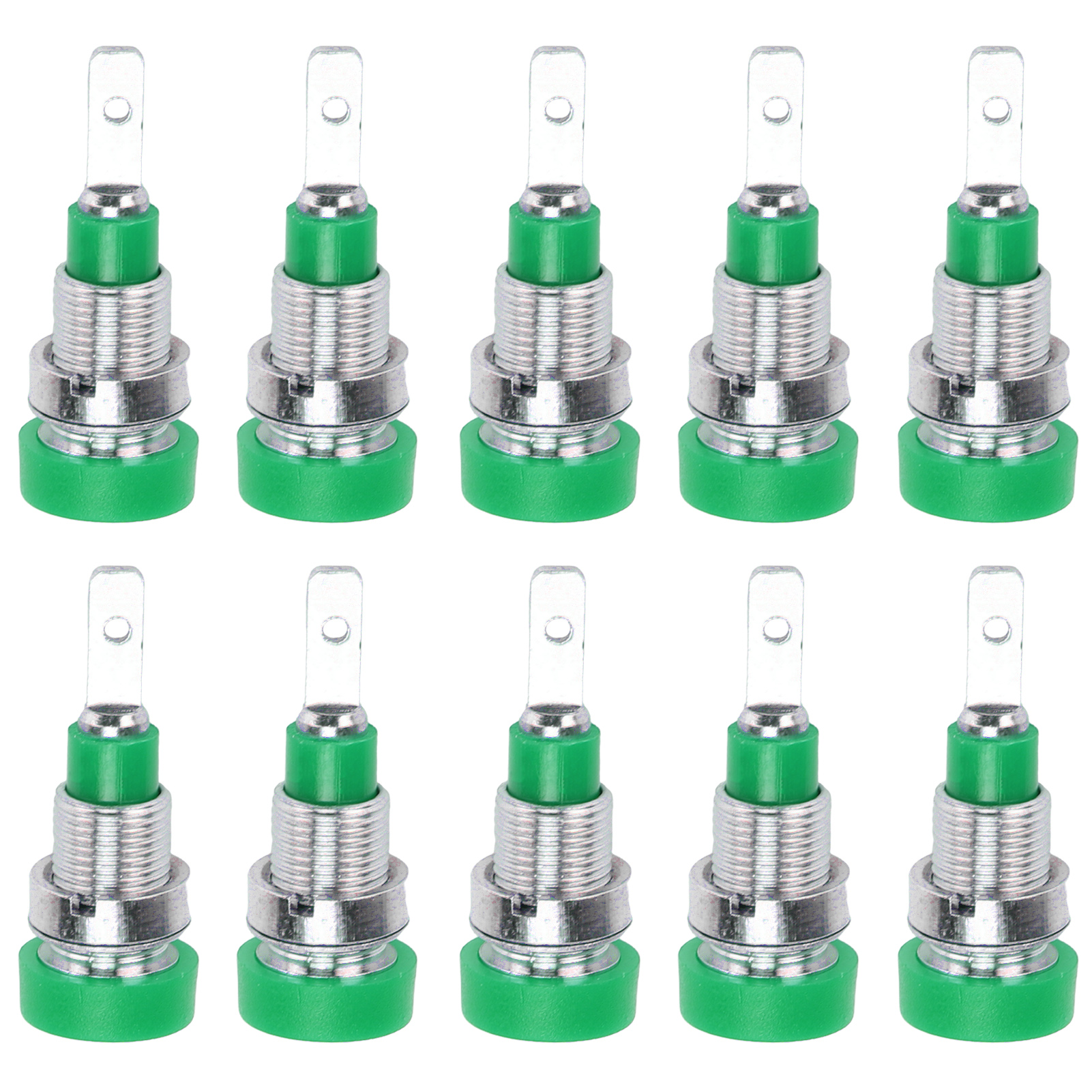 10 Stück 2-mm-bananenstecker Aus Messing Für Umweltfreundliche Industrielle Elektronikgeräte
