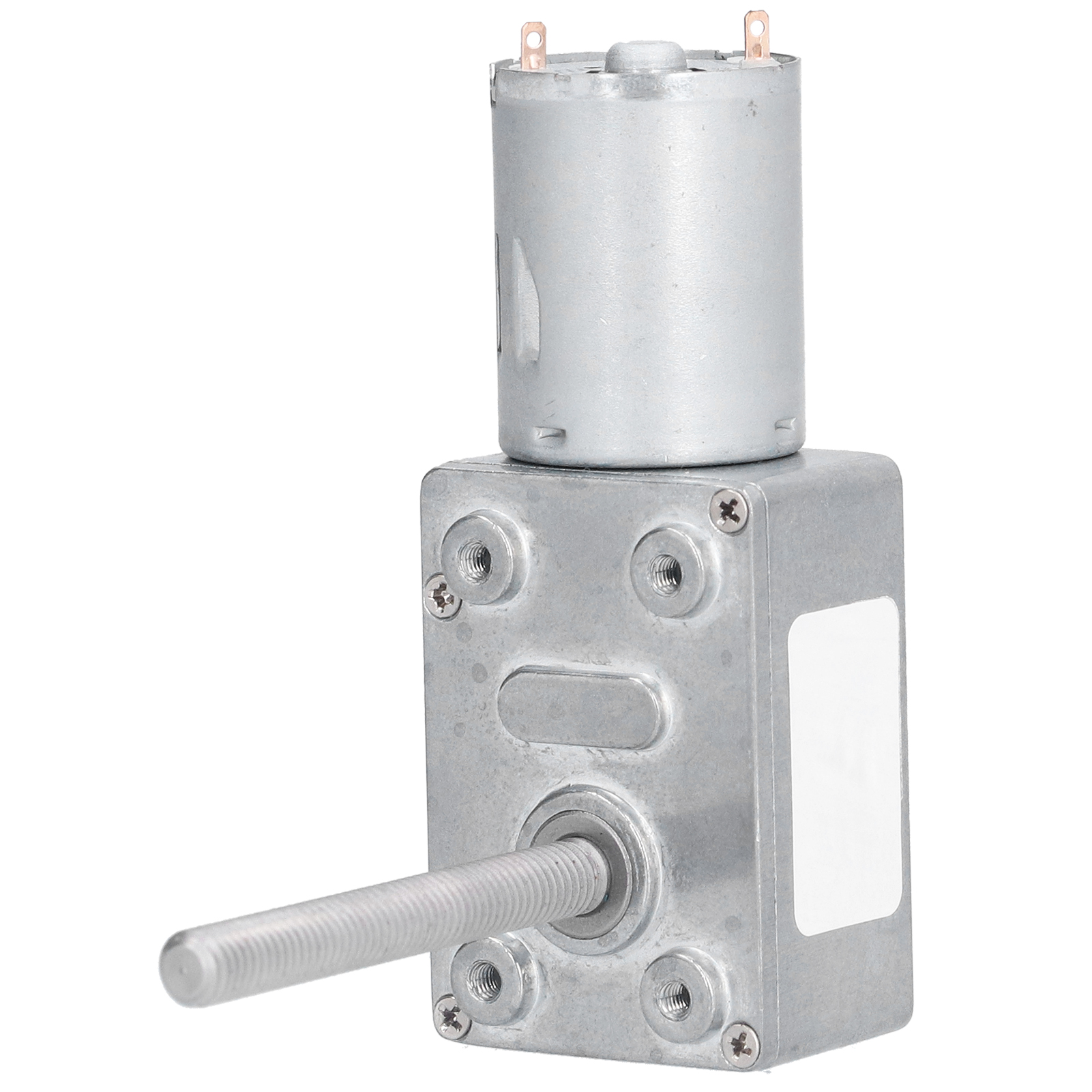 Getriebemotor-drehzahlminderer Mit Selbsthemmender Schnecke, M6-gewinde, 50-mm-welle, Jgy-370dc12v 66 U/min
