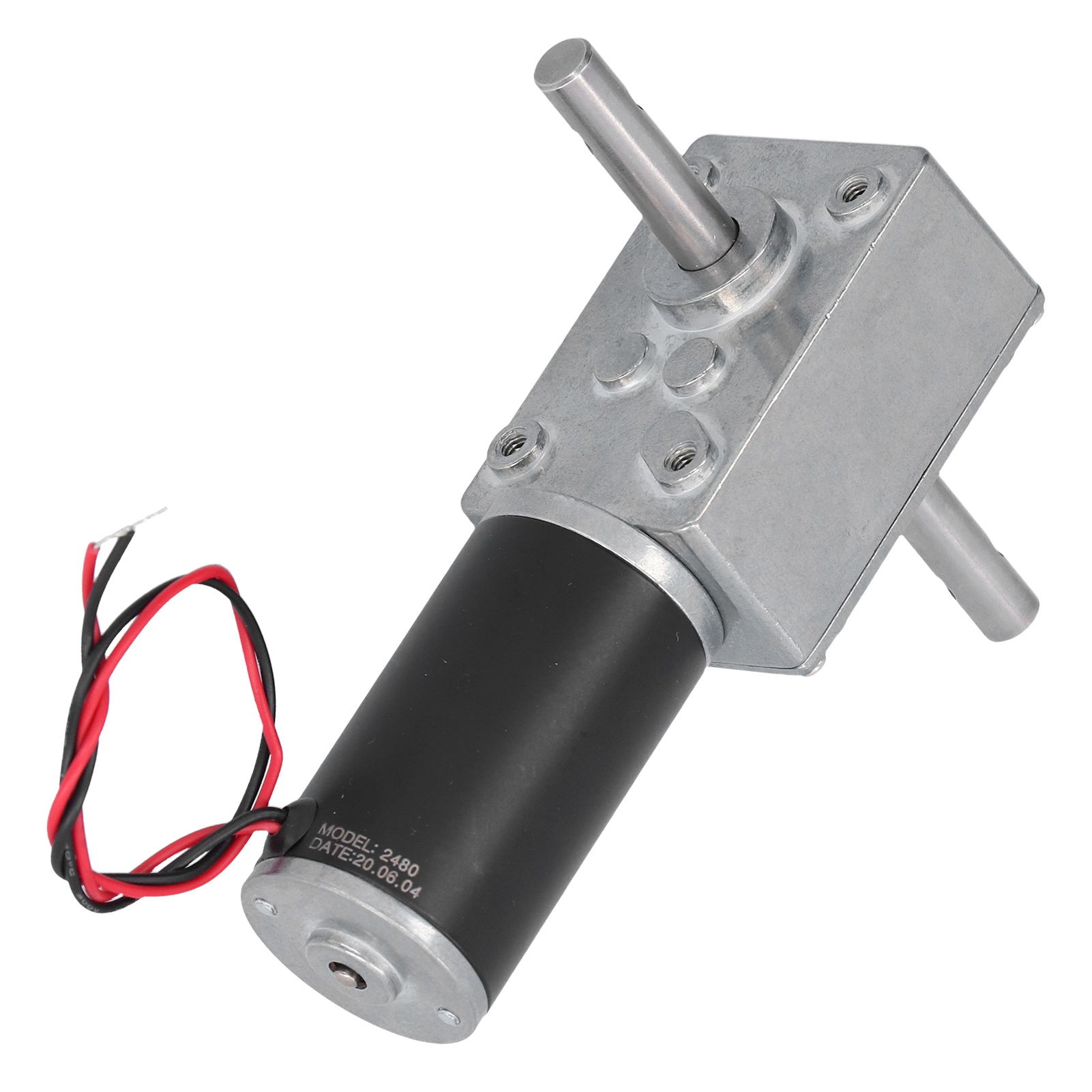12-v-gleichstrommotor Mit Geringer Reibung, 12 U/min, Edelstahlwelle Und Metallgehäuse