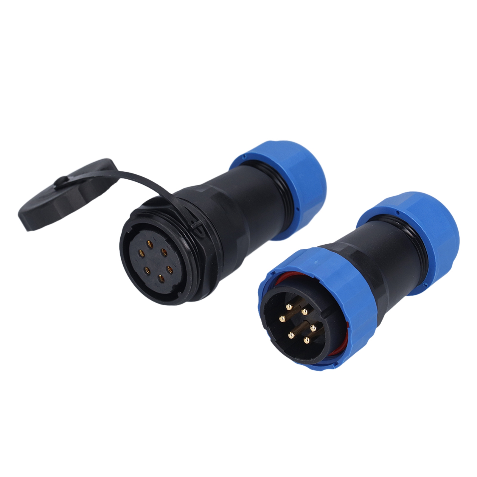6-poliger Luftfahrtstecker, Stecker/buchse, Wasserdicht, Antioxidativ, Vielseitig Einsetzbar