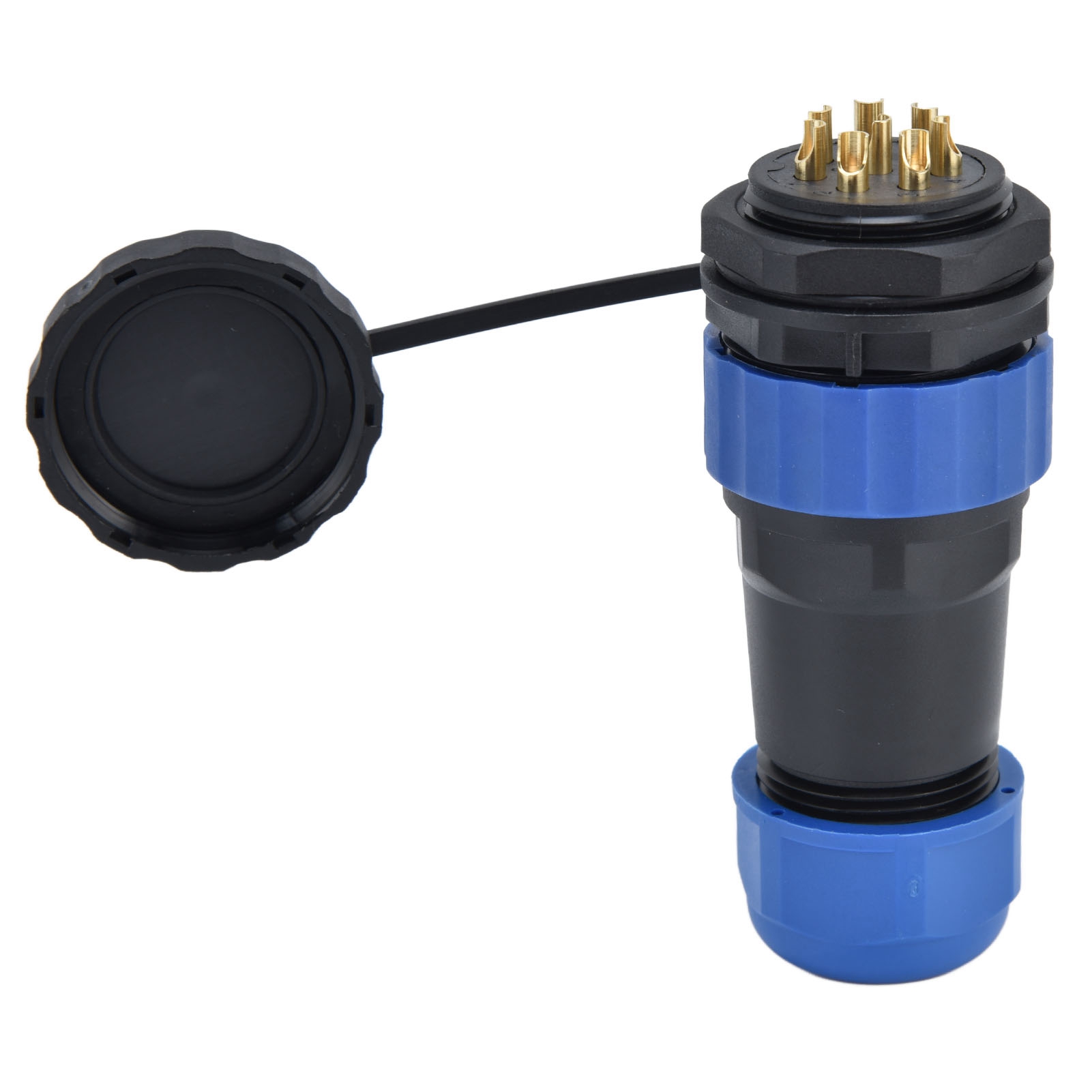 Ip68 Wasserdichter Sp28 380v 25a 8-poliger Stecker Und Buchse Mit Lötverbinder