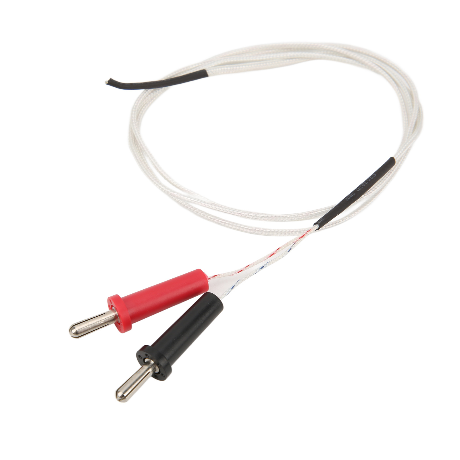 Ua23 4-mm-temperaturfühler Mit Anschlusskabel, Doppelkopf-thermoelementsensor -50 Bis 400 °c Für Weitbereichsmultimeter