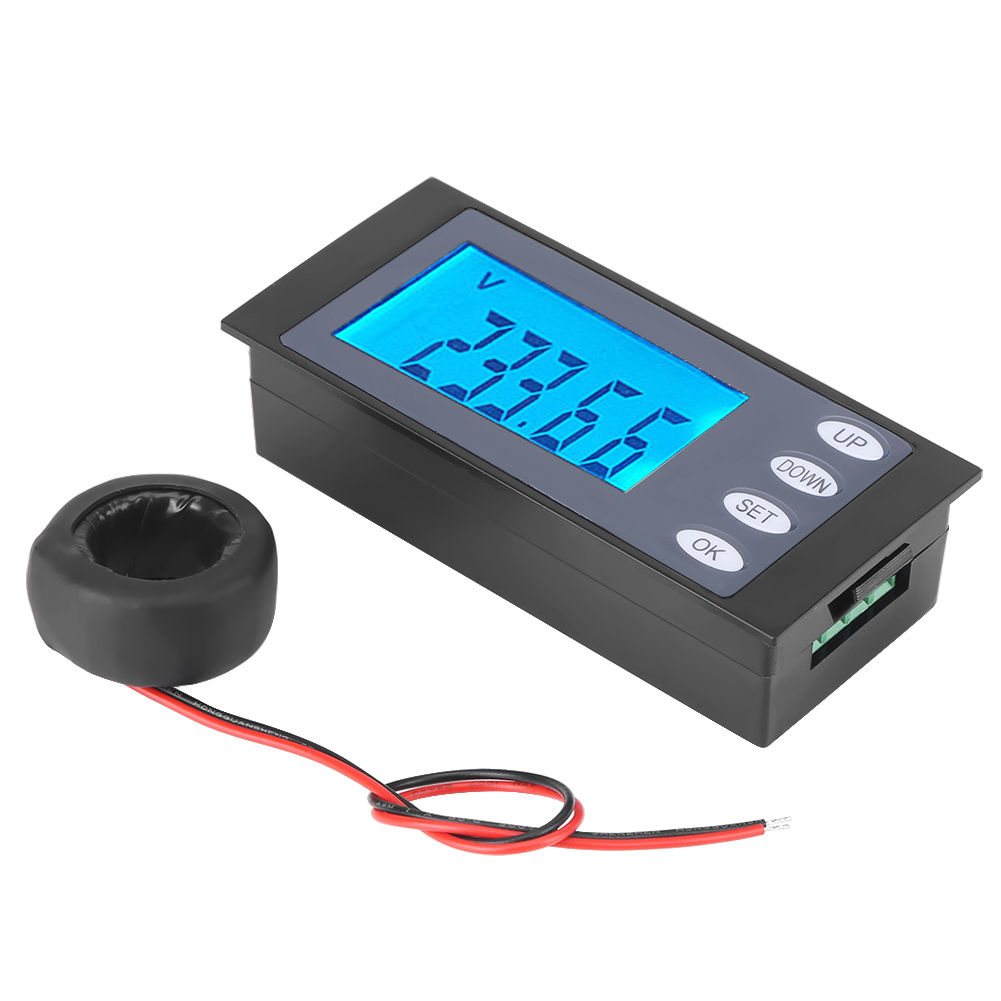 Peacefair Digitalmessgerät Ac 80-260v 100a, Misst Strom, Spannung, Leistung (kwh), Zeit, Voltmeter Mit Stromwandler