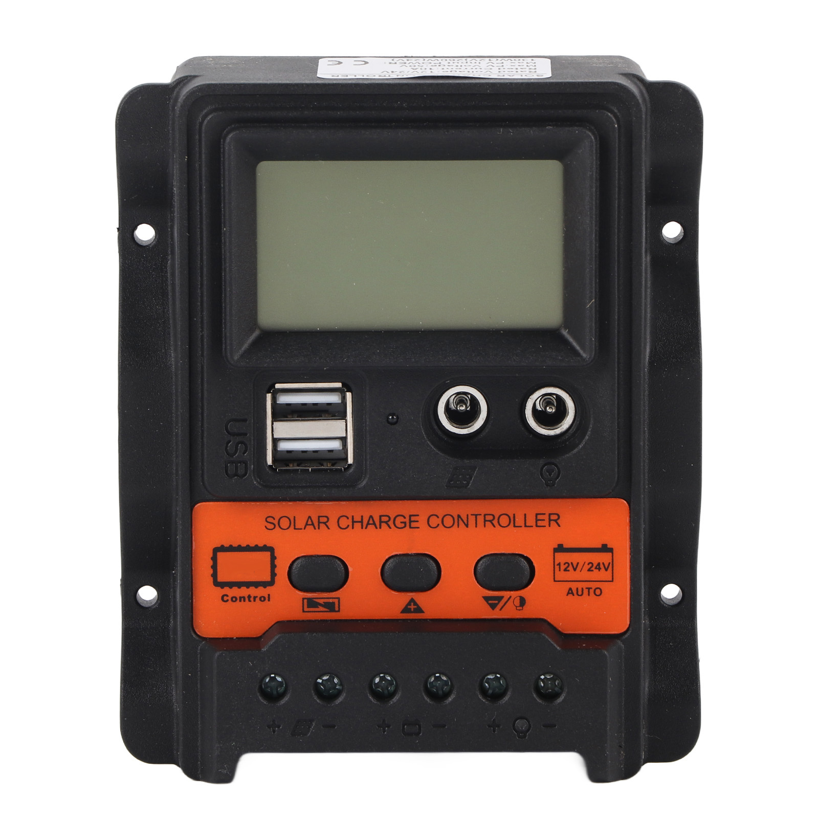 12v/24v 10a Pwm-laderegler Mit Lcd-display Und Usb-anschlüssen Für 130w 260w Solarmodule