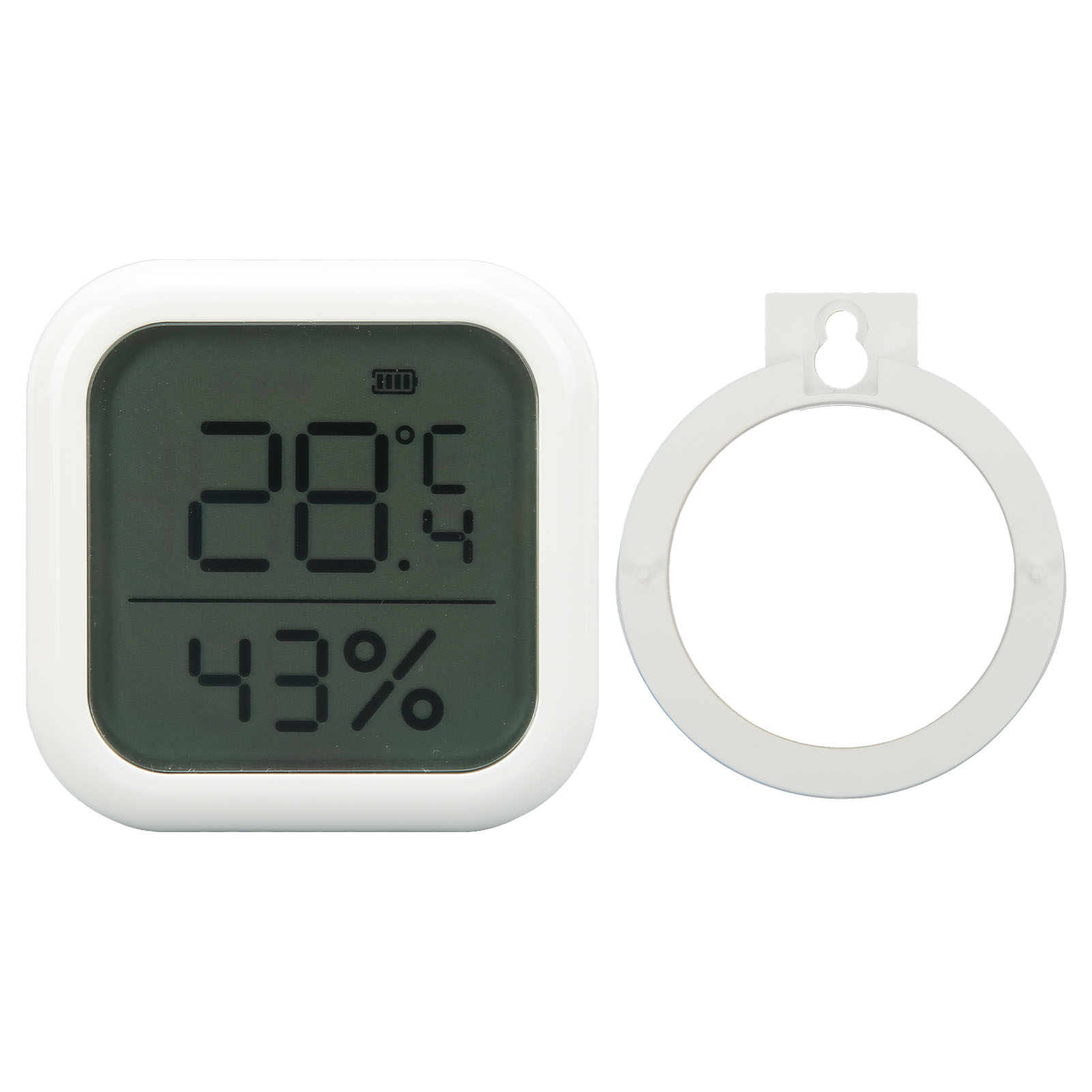Intelligenter Temperatur- Und Feuchtigkeitssensor Mit Smartphone-anbindung – Drahtloses Digitales Thermometer-hygrometer Mit Zigbee-technologie