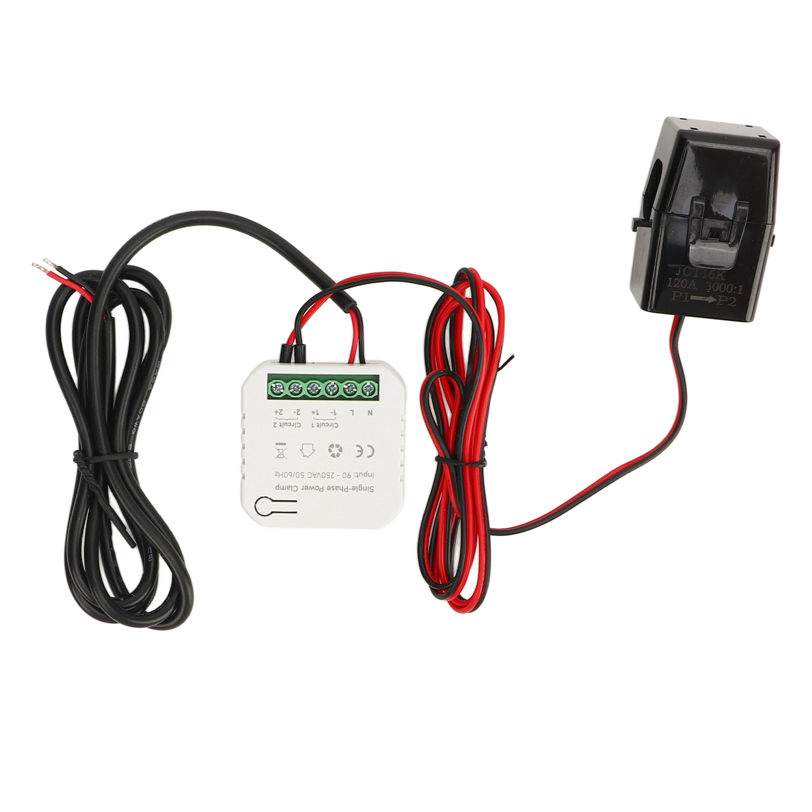 Intelligenter Wlan-energiezähler 90–250 V Ac – Echtzeitüberwachung Per App, Erfassung Des Stromverbrauchs In Kwh