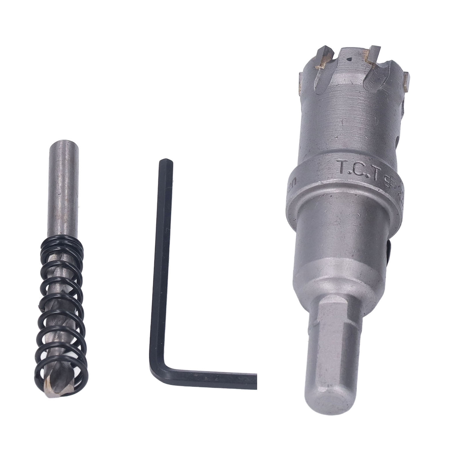 Hartmetall-kernbohrer (tct) Für Dicke Metalle, Schneidset Mit Innensechskantschlüssel, 22 Mm / 0,9 Zoll Durchmesser