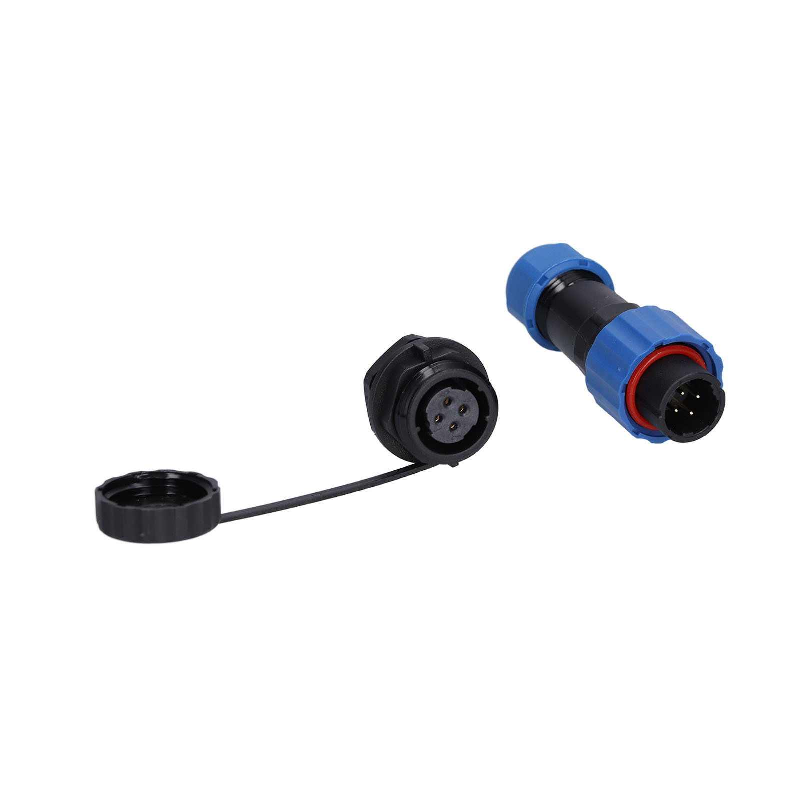 Kompakter Und Zuverlässiger 4-poliger Luftfahrtstecker Für Kommunikationsgeräte, Oxidationsbeständig