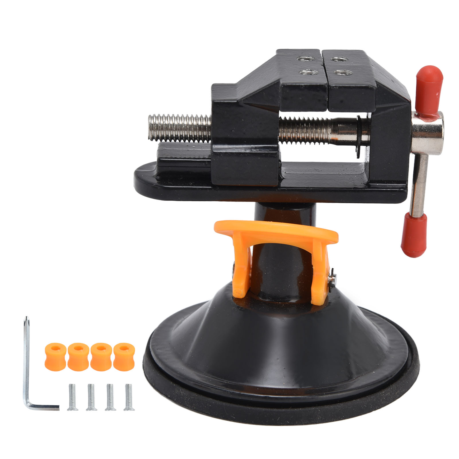 360° Drehbarer Universalschraubstock Mit Rundem Saugnapf Für Werkbänke (0-2,5 Cm)