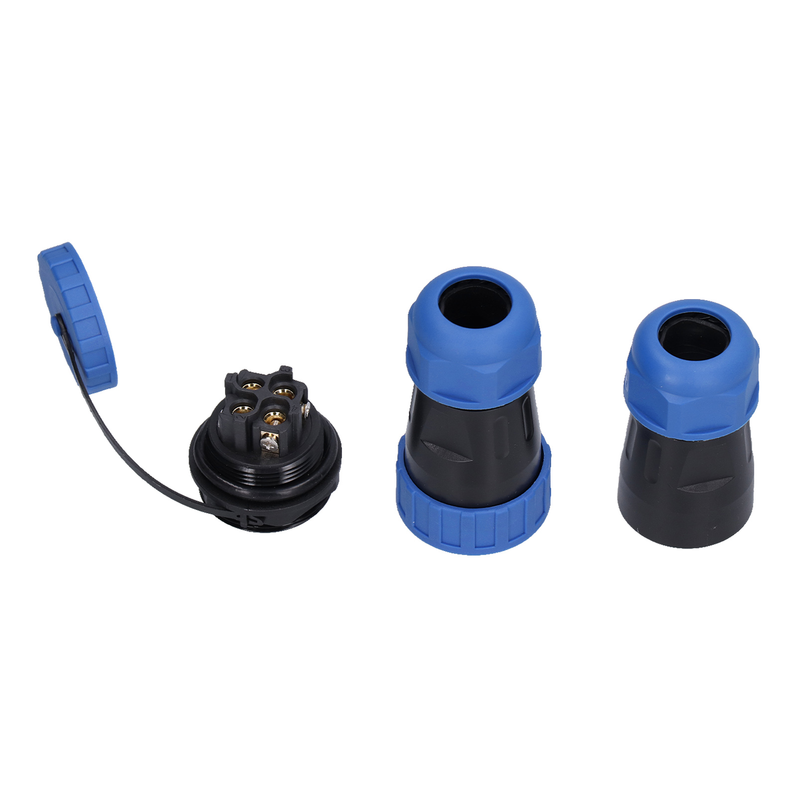 Luftfahrtsteckverbinder, Stecker/buchse, Ip68 Wasserdicht, 250 V, 45 A, Lötfrei, Paar, Lp284-pins