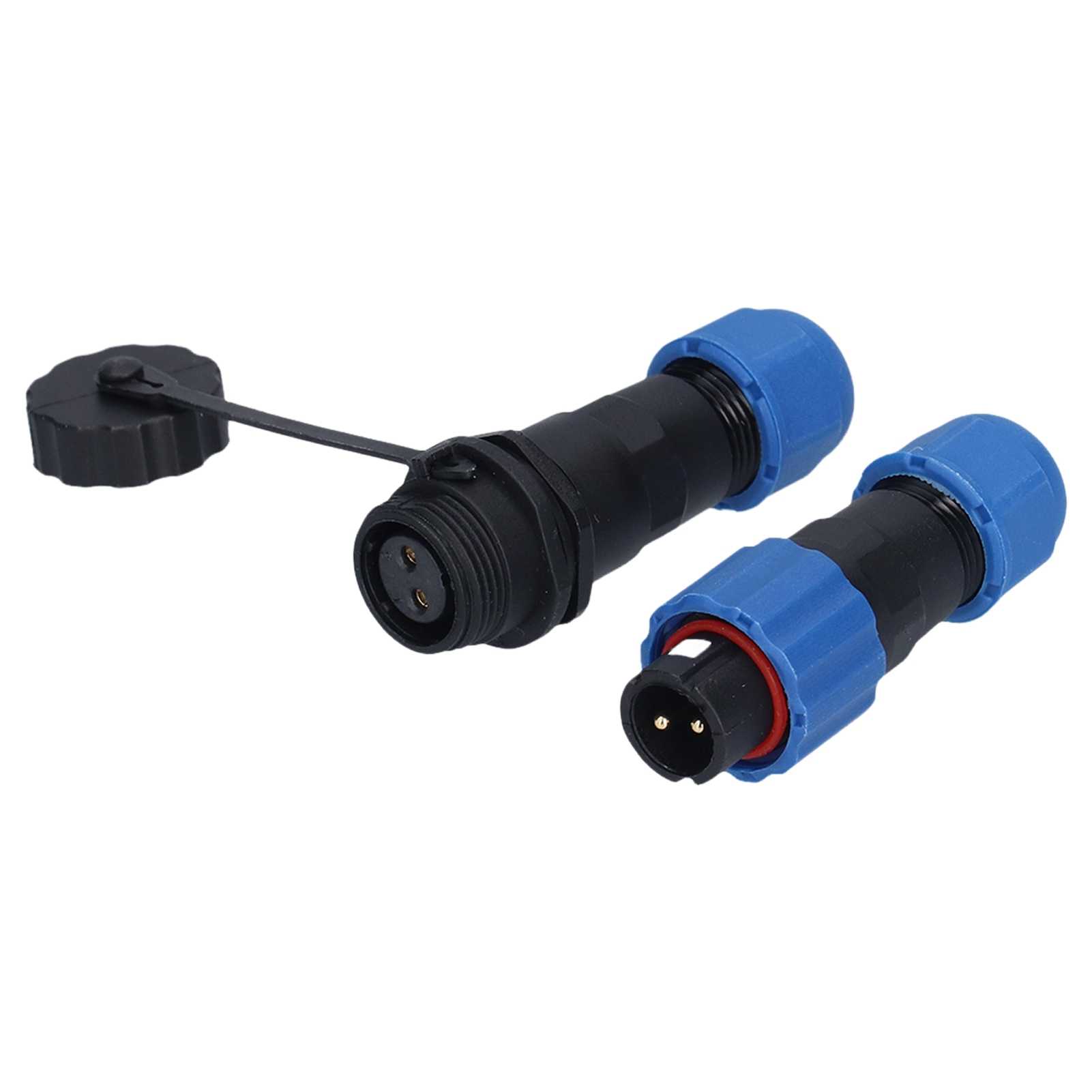 2-poliger Luftfahrtkabelstecker (380 V, 10 A) – Robuster 1- Bis 7-poliger Stecker, Korrosionsbeständig, Zuverlässige Verbindung Für Luftfahrtanwendungen