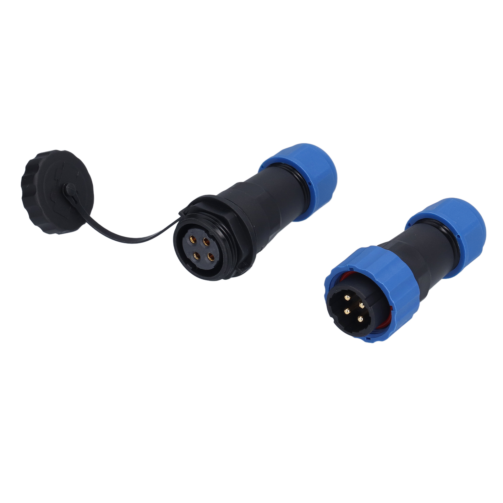 Ip68 Wasserdichter Luftfahrtstecker (männlich/weiblich), 380 V, Sp204-pin-stecker