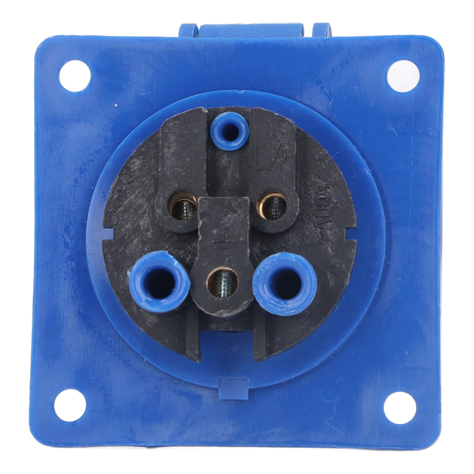 Versenkte Industrielle 3-polige Blaue Messingbuchse Cee Ip44 220-250v Für Netzteil