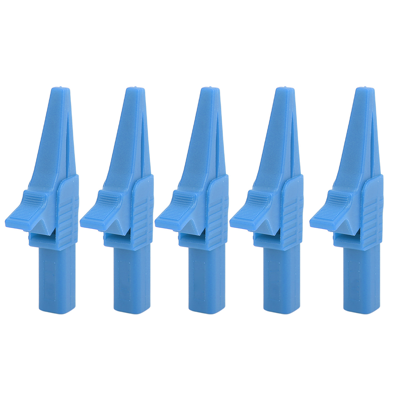 5-teiliges Set J.60039 Multifunktions-sicherheitsprüfklemmen Mit 4-mm-buchse Für Elektronische Instrumente, Blau