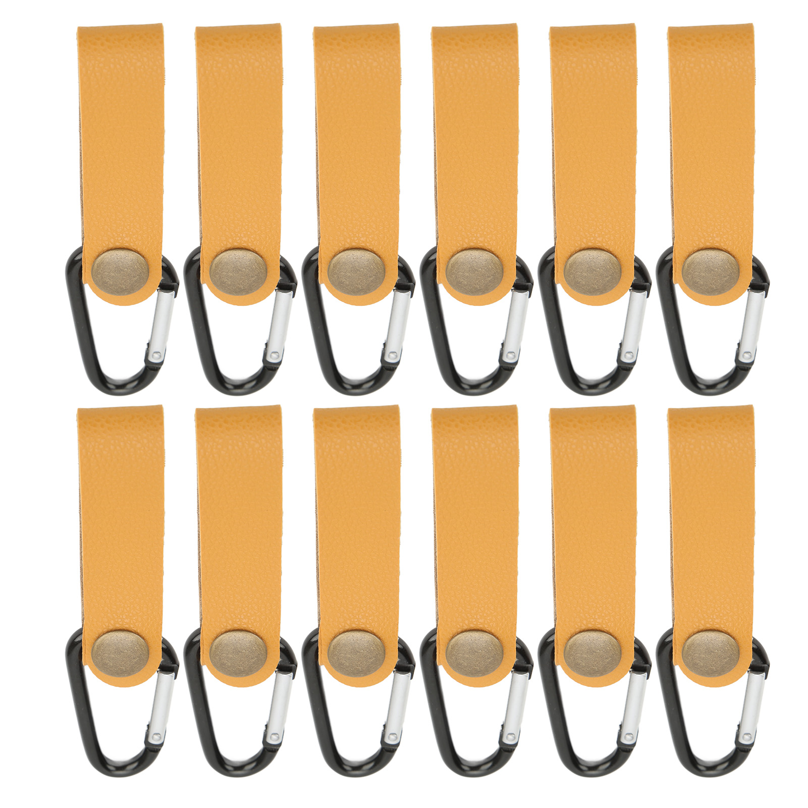 12 Wandhaken Aus Pu-leder, Tragkraft 5 Kg – Robust Und Langlebig Für Schlafzimmer Oder Küche – 12er-pack – Gelb