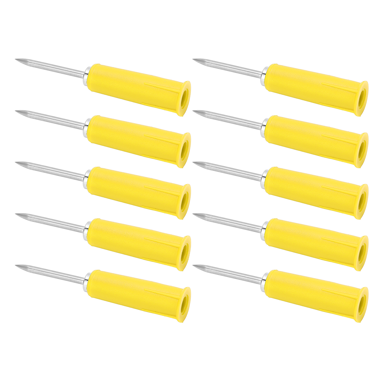 10 Stück Bananenstecker Mit Durchdringender Spitze, Multimeter-messleitungen, Pvc-isoliert, Durchmesser 2 Mm Bis 4 Mm, Gelb
