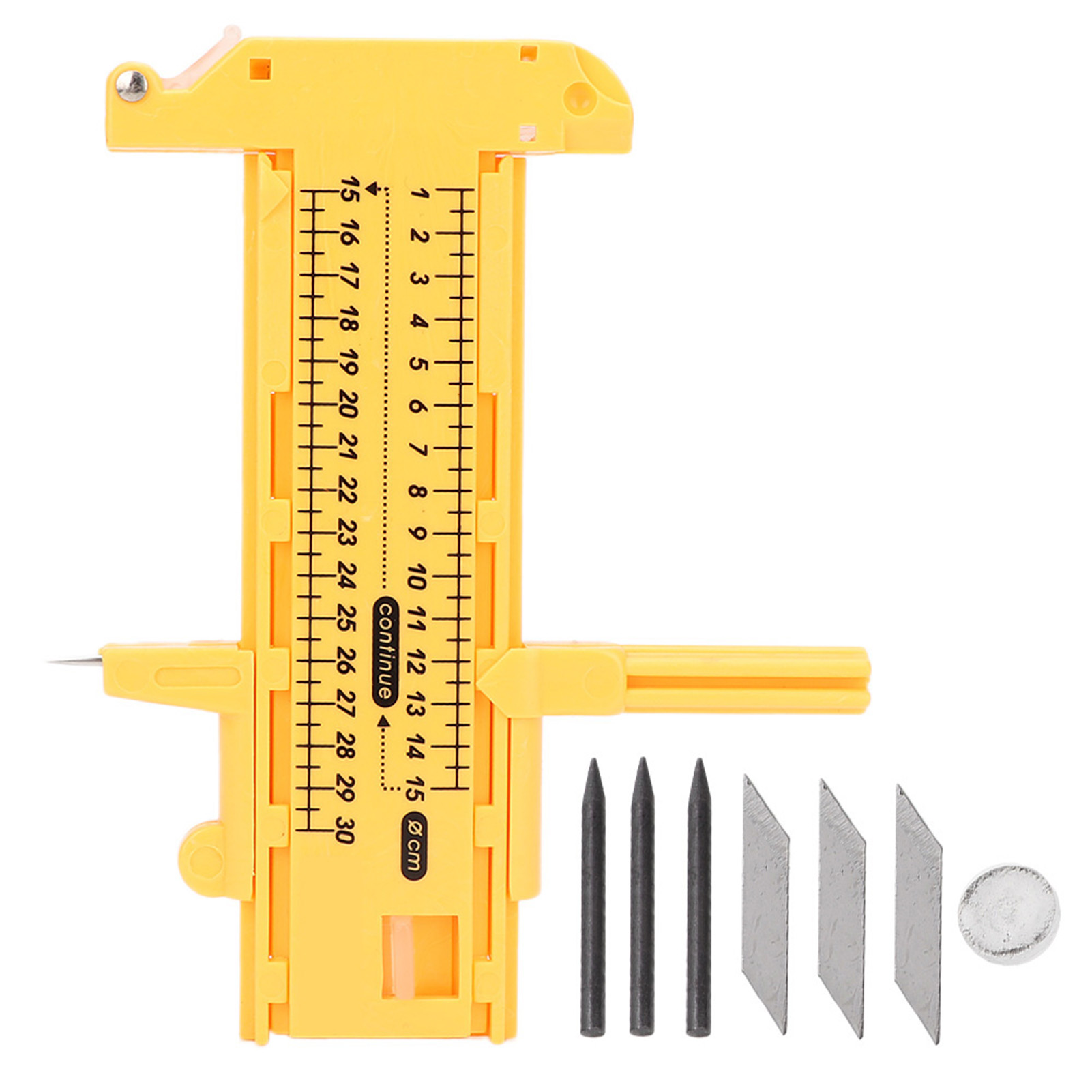 Gelbe Pvc-präzisionskiste 10–300 Mm Für Einstellbare Kreisschnitte