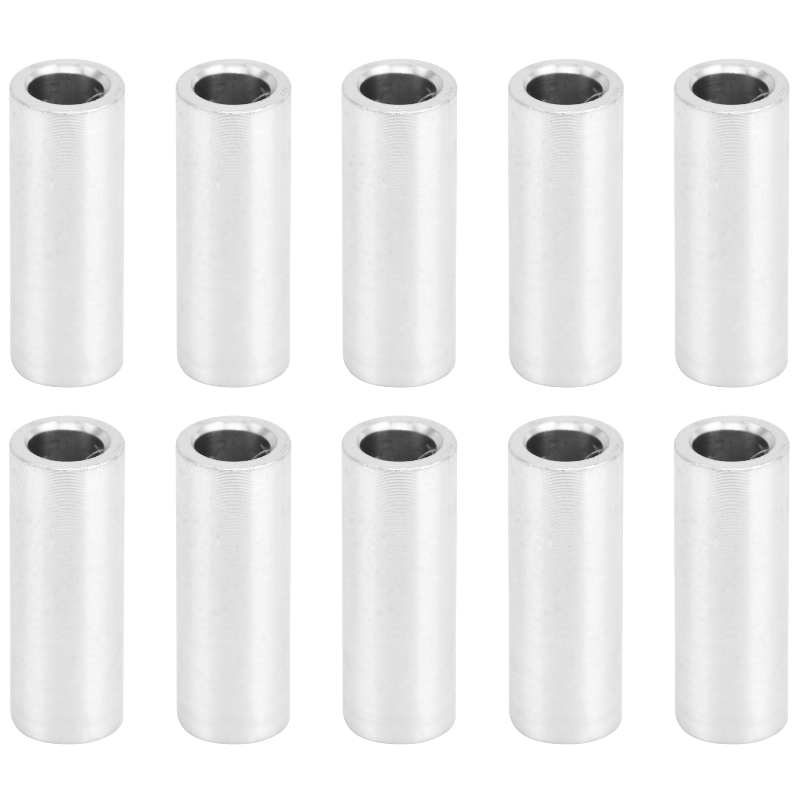 10 Runde, Gewindelose Distanzstücke Aus Aluminiumlegierung, 6 Mm Außendurchmesser, 14 Mm Länge, Zubehör