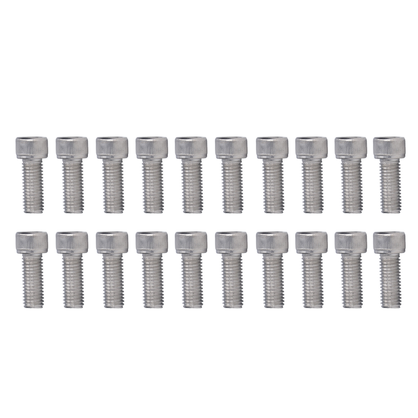 20 M12x30 A2-70 Edelstahl-innensechskantschrauben, Grobgewindesteigung 1,75, Din 912 – 20er-packung
